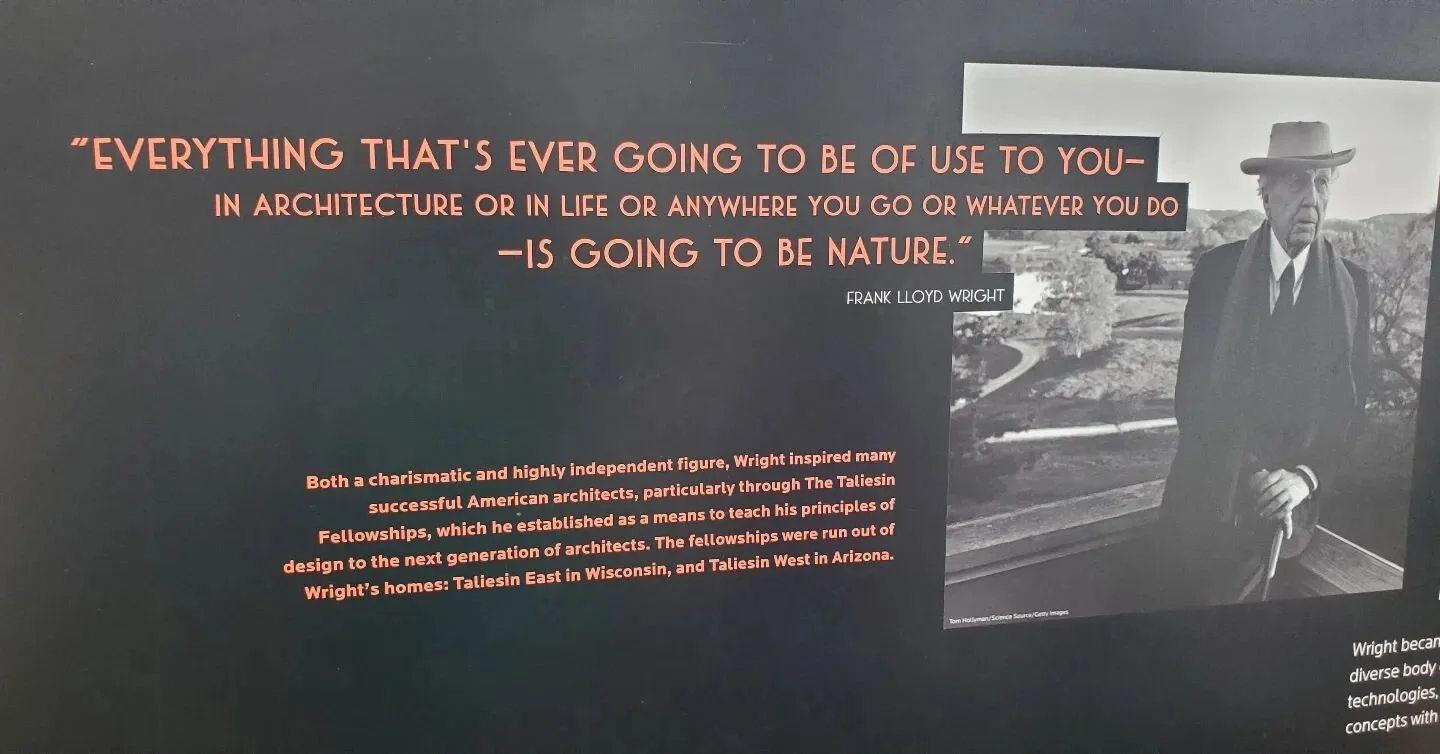 Well said. #franklloydwright #crystalbridges #nature #arkansas #familyvacation