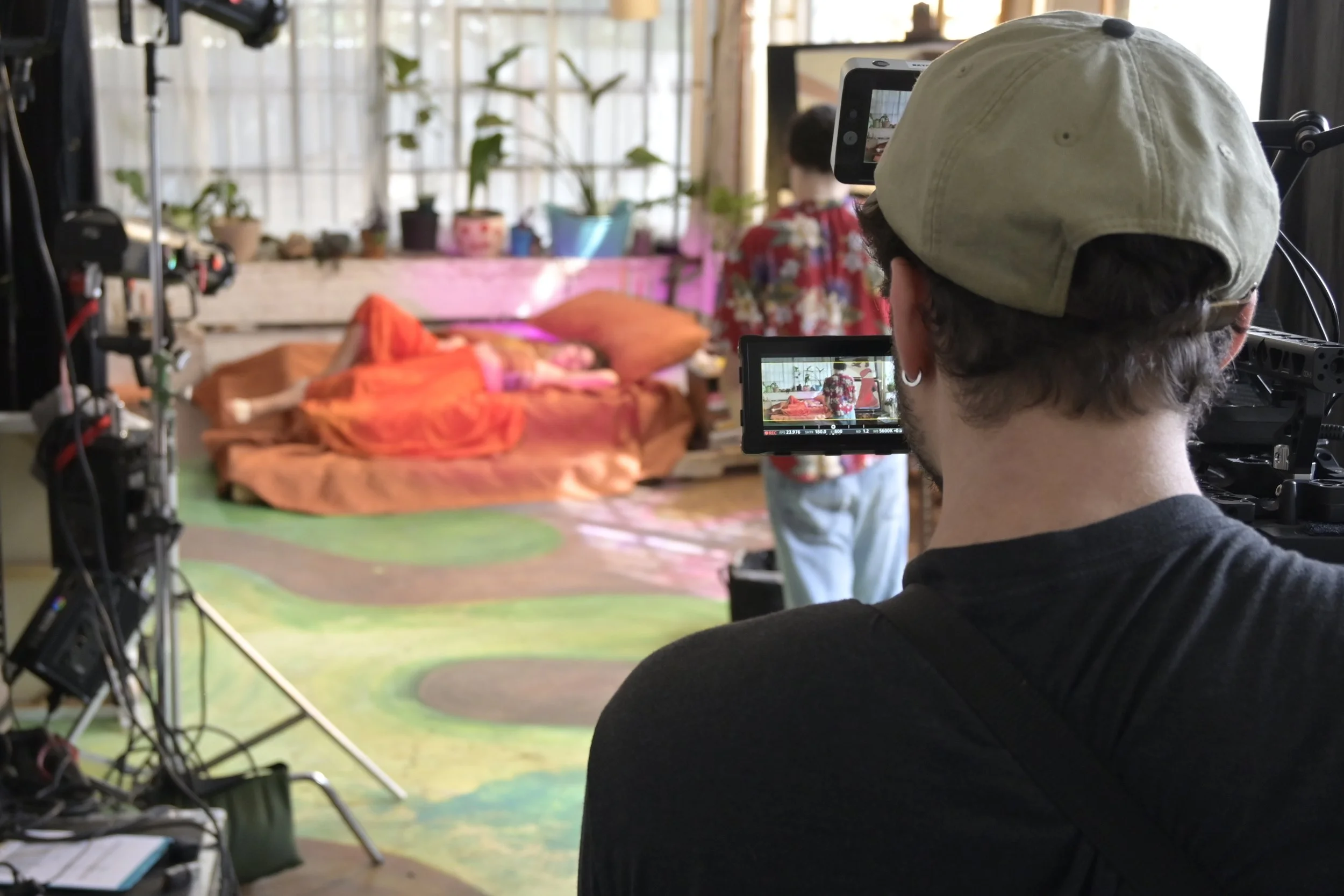  Nathan Krauss (DP), Taylor Petracek ("The Painter"), Melannie Vásquez Lara ("The Muse") 