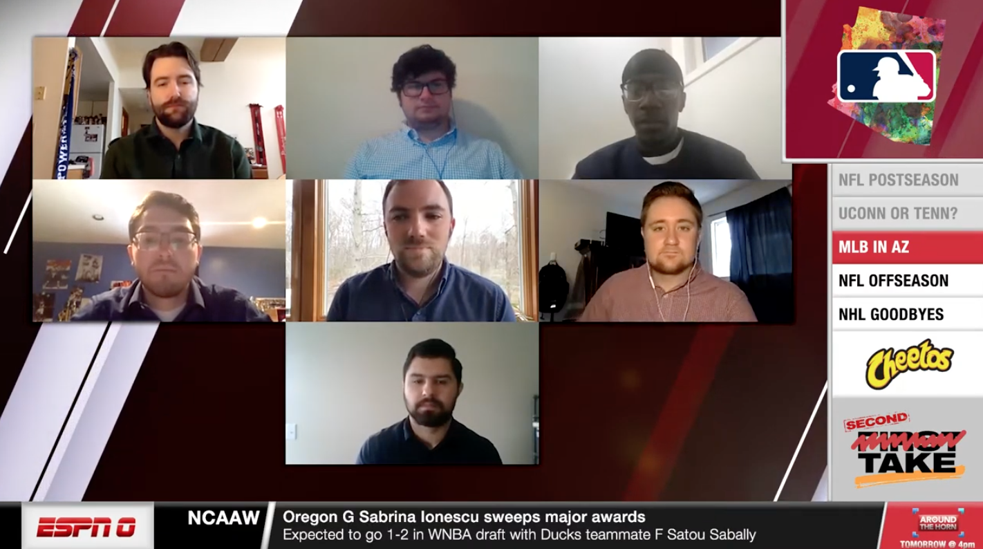 'Sports Reporters' style virtual show