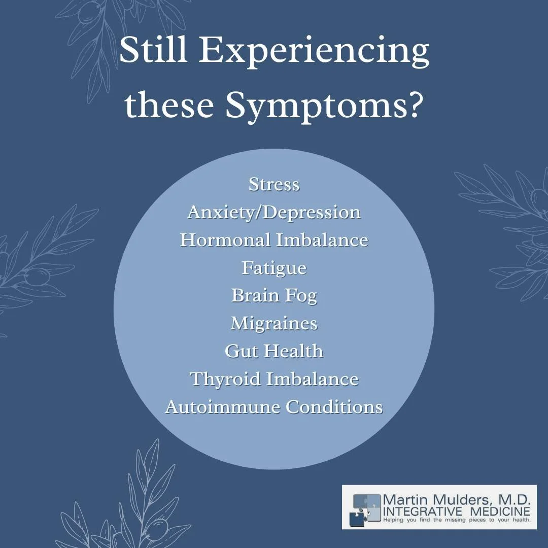 🌿 Still struggling with symptoms that won’t go away, even when you’ve been told “everything looks fine”?
 Dr. Mulders and his team look deeper to uncover the root causes of issues like stress, fatigue, hormonal imbalance, th