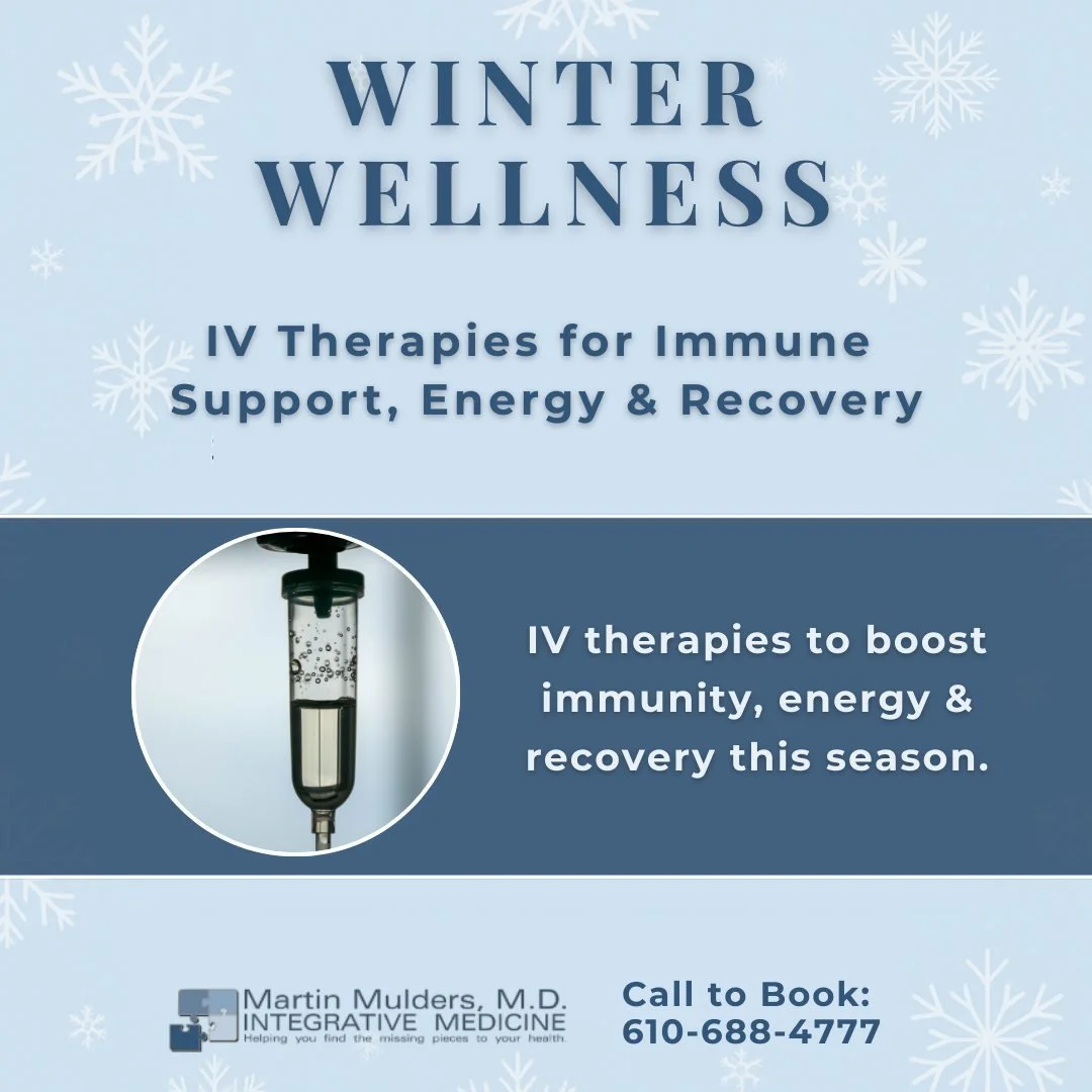 ❄️ WINTER WELLNESS STARTS WITH CELLULAR SUPPORT ❄️

Our IV therapies are designed to support your immune system, boost energy, and help your body recover more efficiently this season.

Available IV treatments include:
 💧 Myers Cocktail (Adrenal Supp