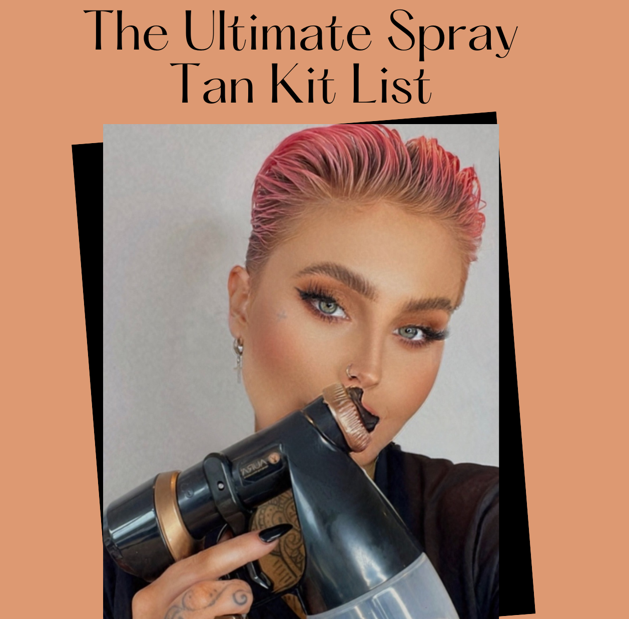 Spray Tan Artist - PRO Kit List