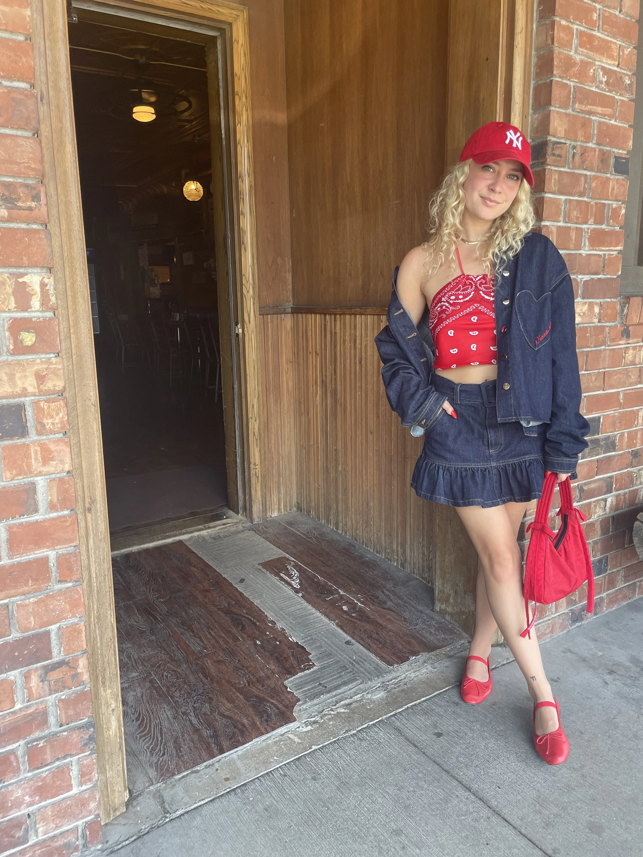 Nissa Heart Denim Jacket