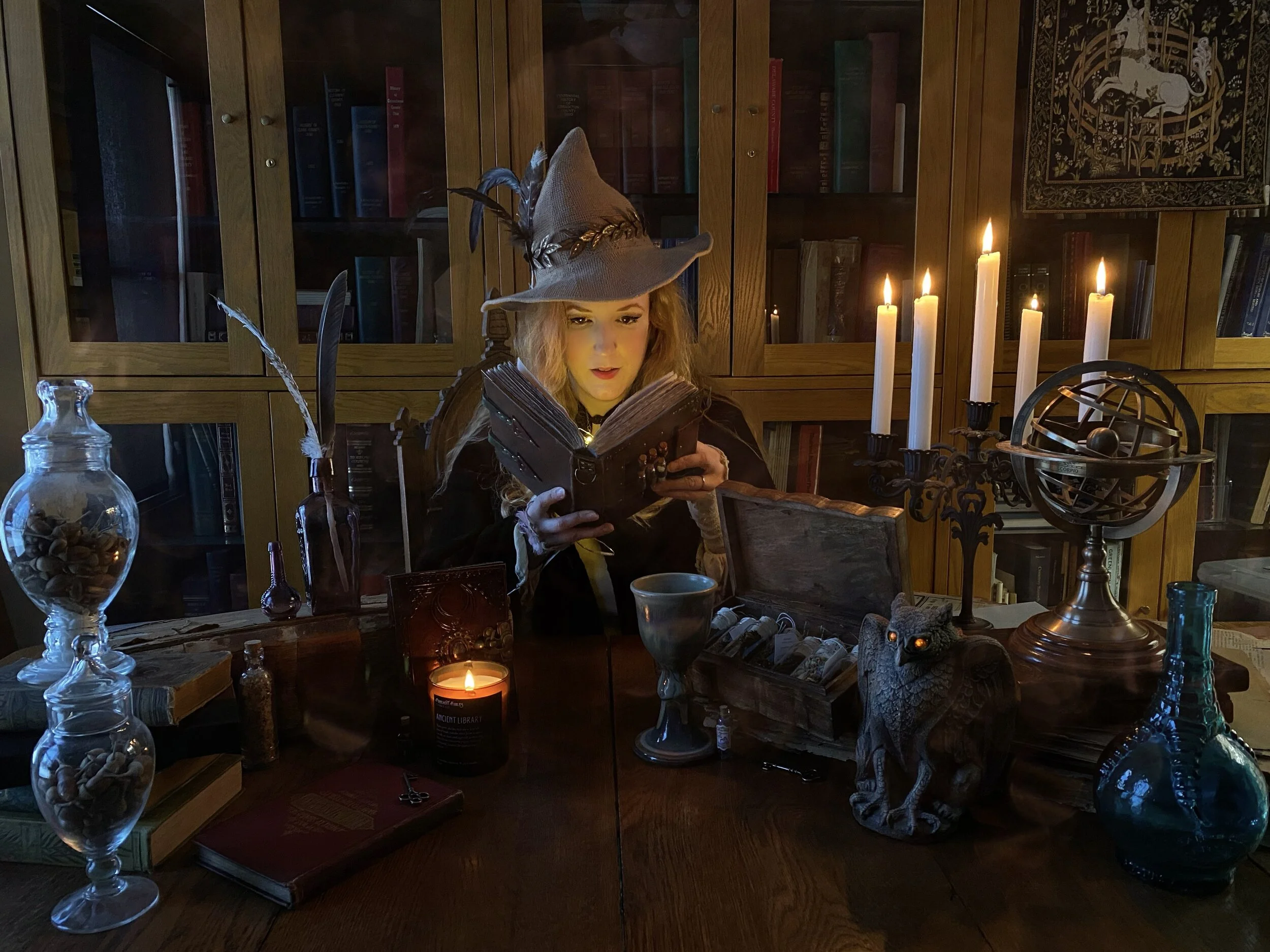 Making Magic in an Ancient Library