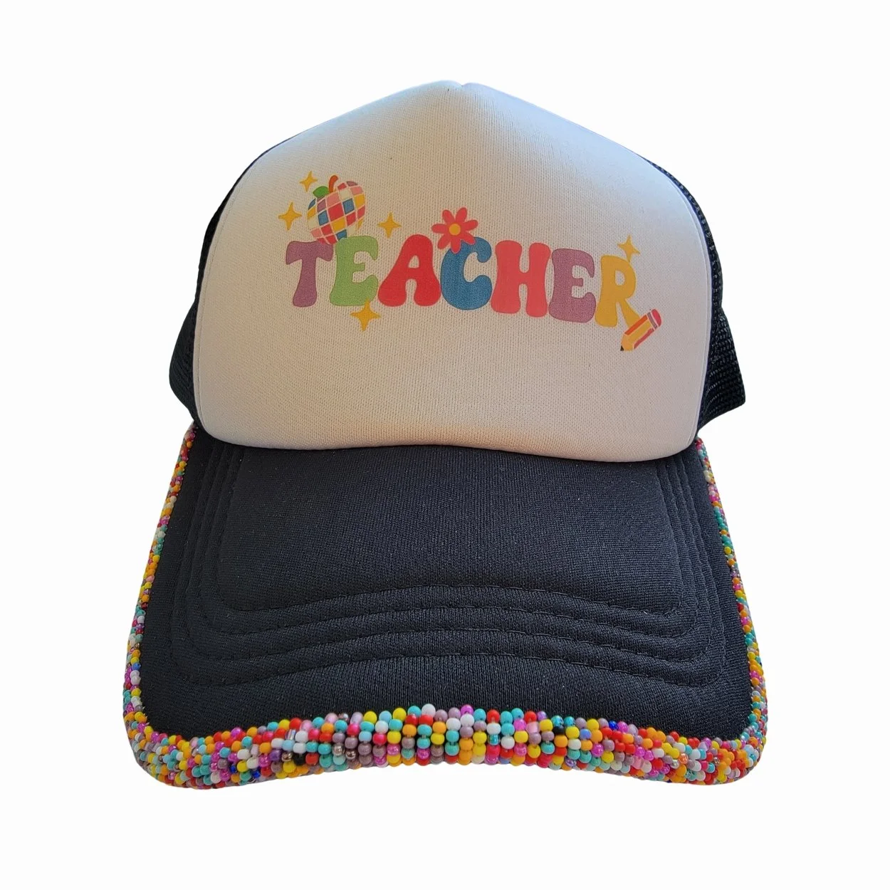 Teacher Beaded Cap