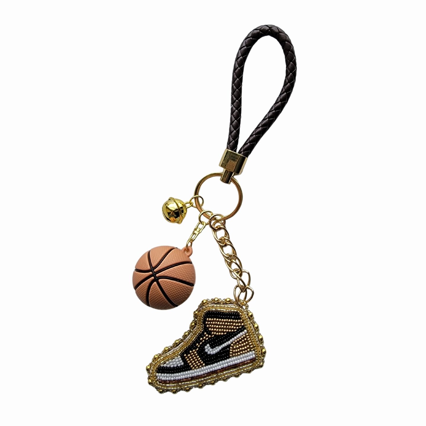 Basketball & Shoe Keychain Wristlet
