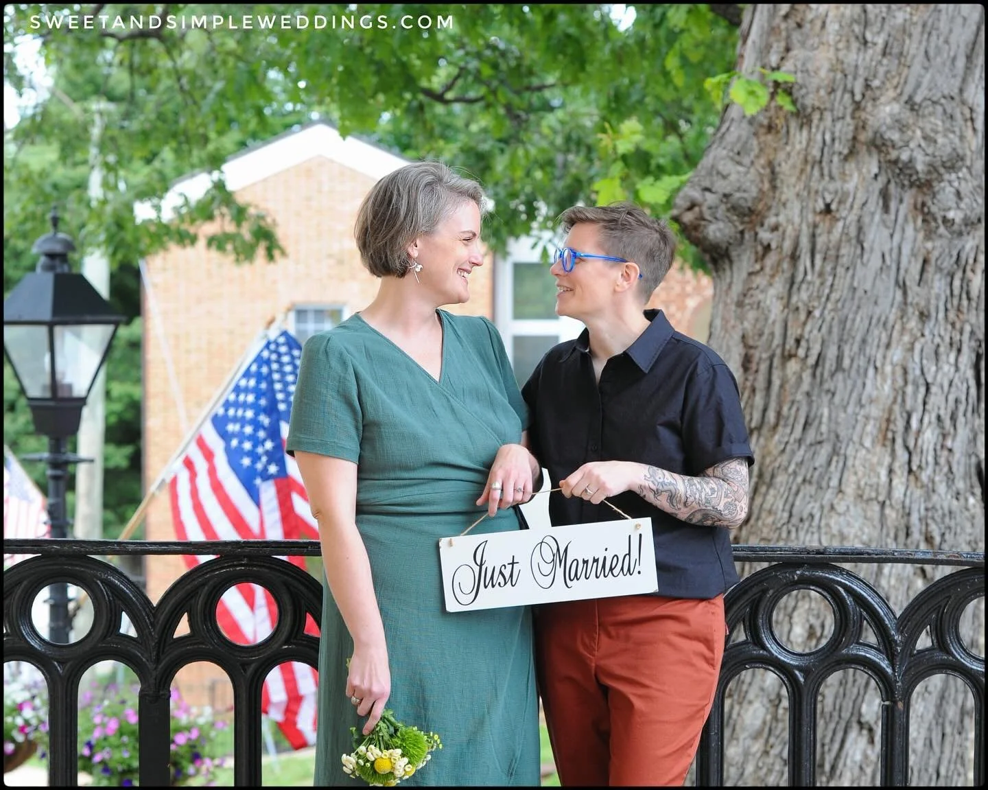 Congratulations to Catherine &amp; Lauren on their beautiful and heartwarming elopement in the #HeartofWarrenton &hearts;️ we&rsquo;re so grateful for the privilege of being able to celebrate with them and so many wonderful couples in their finest ho