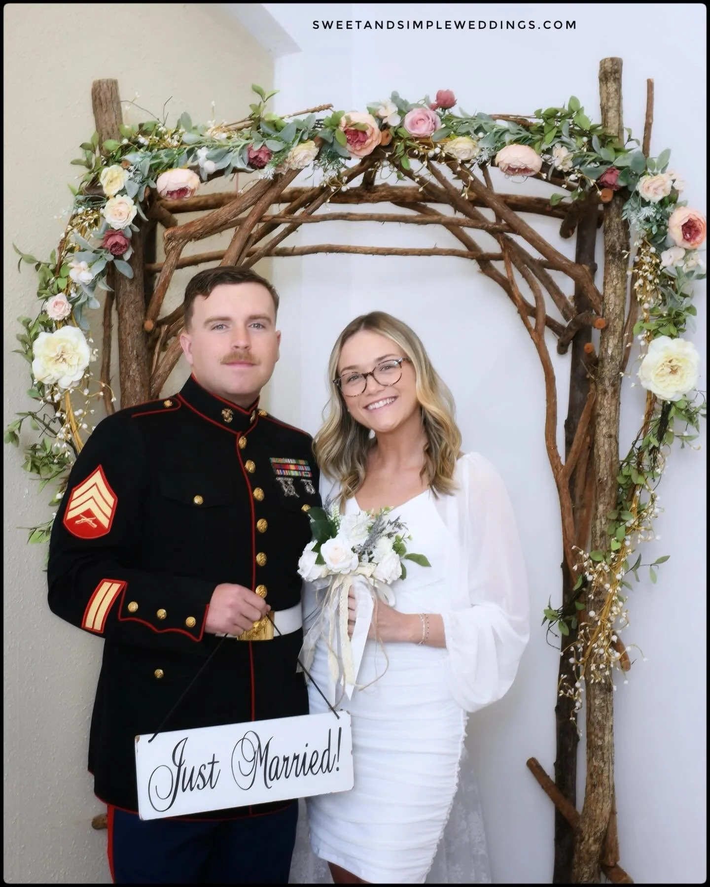 A timely reminder that standing beside every soldier, is someone who loves them. 

Congratulations to these lovely newlyweds and their families from a grateful community &amp; country, just married in the #HeartofWarrenton 
&hearts;️😎🥳🇺🇸

#virgin