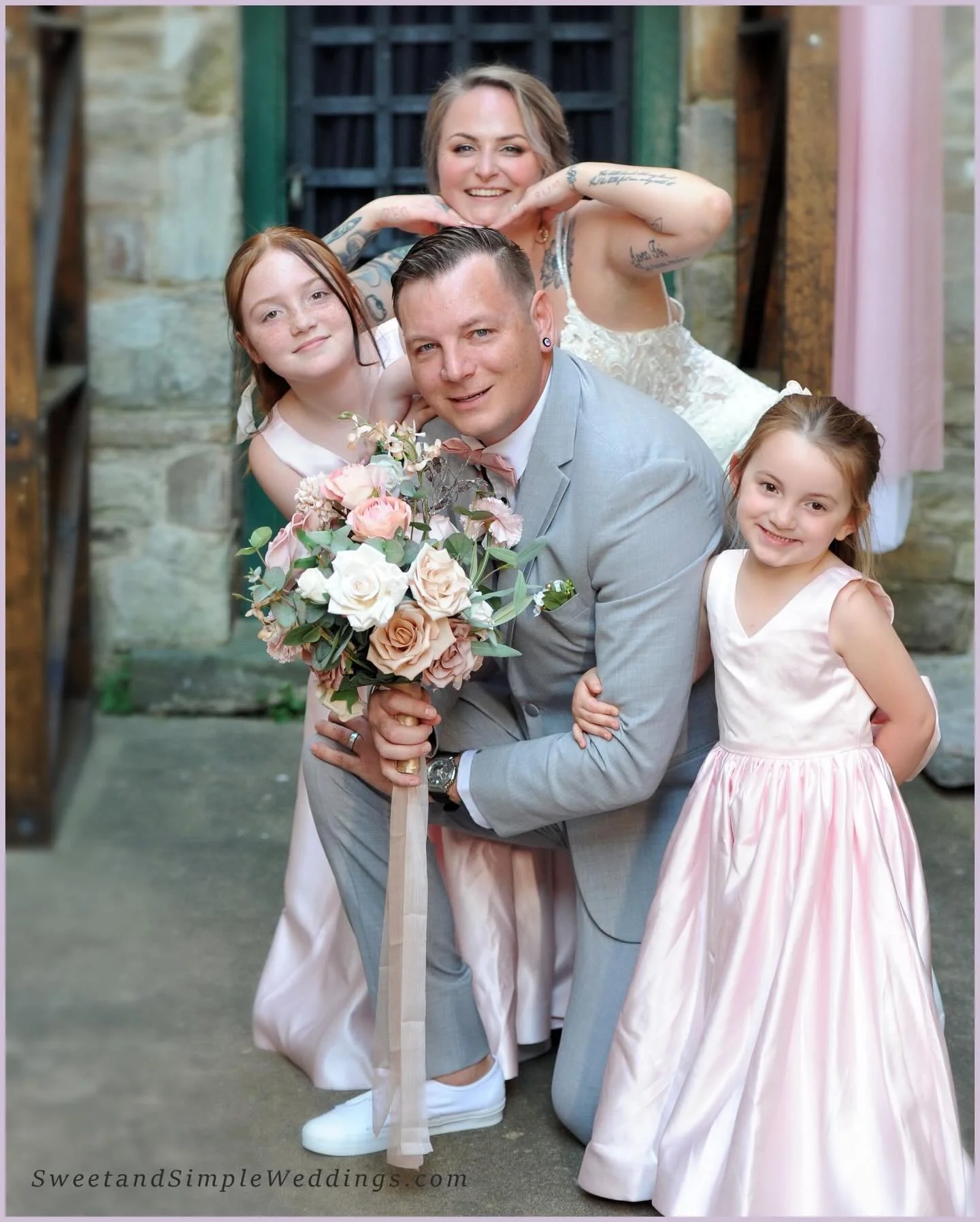 A magic moment this weekend! 🪄 The lighting was just right as this beautiful blended family sealed their vows in the #HeartofWarrenton with a ceremony full of joy and excitement.

Congratulations Ashleigh and Michael! &hearts;️😎🥳

#virginiaisforlo