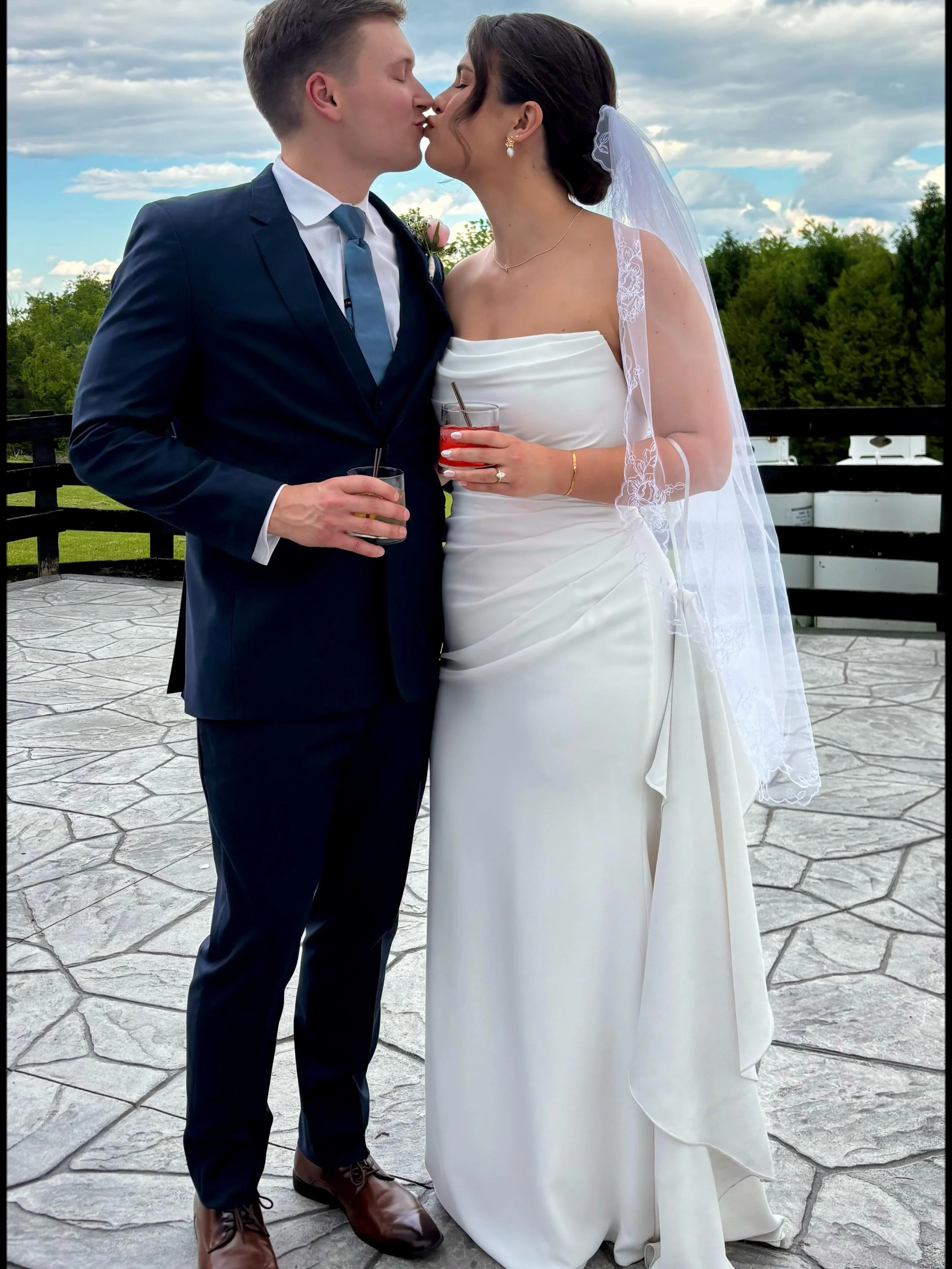 These adorable college sweethearts are celebrating their love for one another all weekend, with a most beautiful wedding at one of Warrenton&rsquo;s finest venues yesterday and their 7th anniversary of being together today!

Congratulations to Alliso