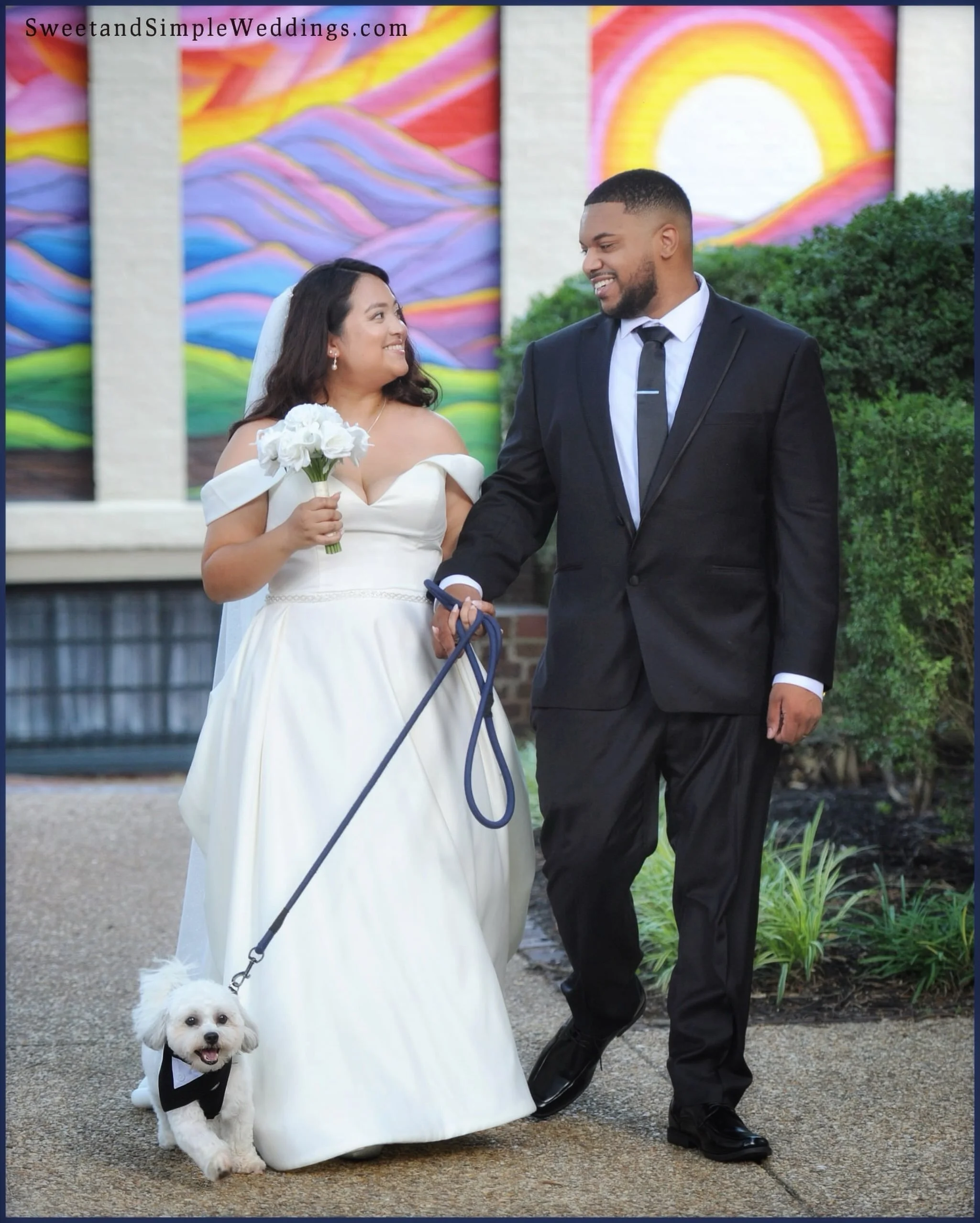 Forever Begins with Two &ldquo;I Do&rsquo;s&rdquo; and One Tiny Woof ❤️🐶

The #HeartofWarrenton was a perfect place for Jessica &amp; Wendell to start the next phase of their journey together, with the sweetest little fluff ball to round out their f