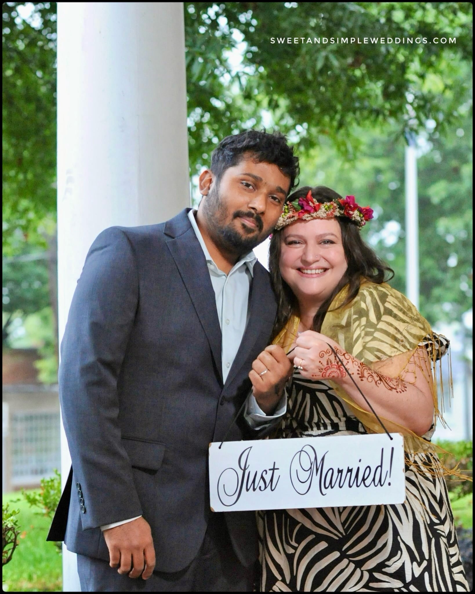 A little rain can&rsquo;t put a damper on love! ☔️ ❤️

Couples in love like Jennifer &amp; Ebad can elope to the #HeartofWarrenton all year, any day of the week, to start life together with a beautiful moment to remember and cherish. We couldn&rsquo;