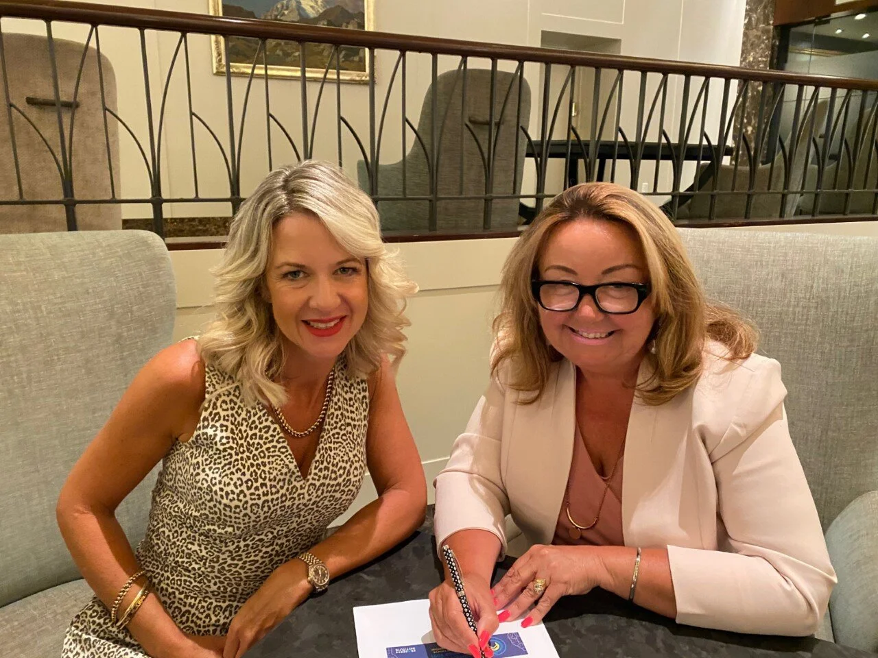  Leading ladies in property, Carmen Vicelich and Viv Gurrey making progress happen.
