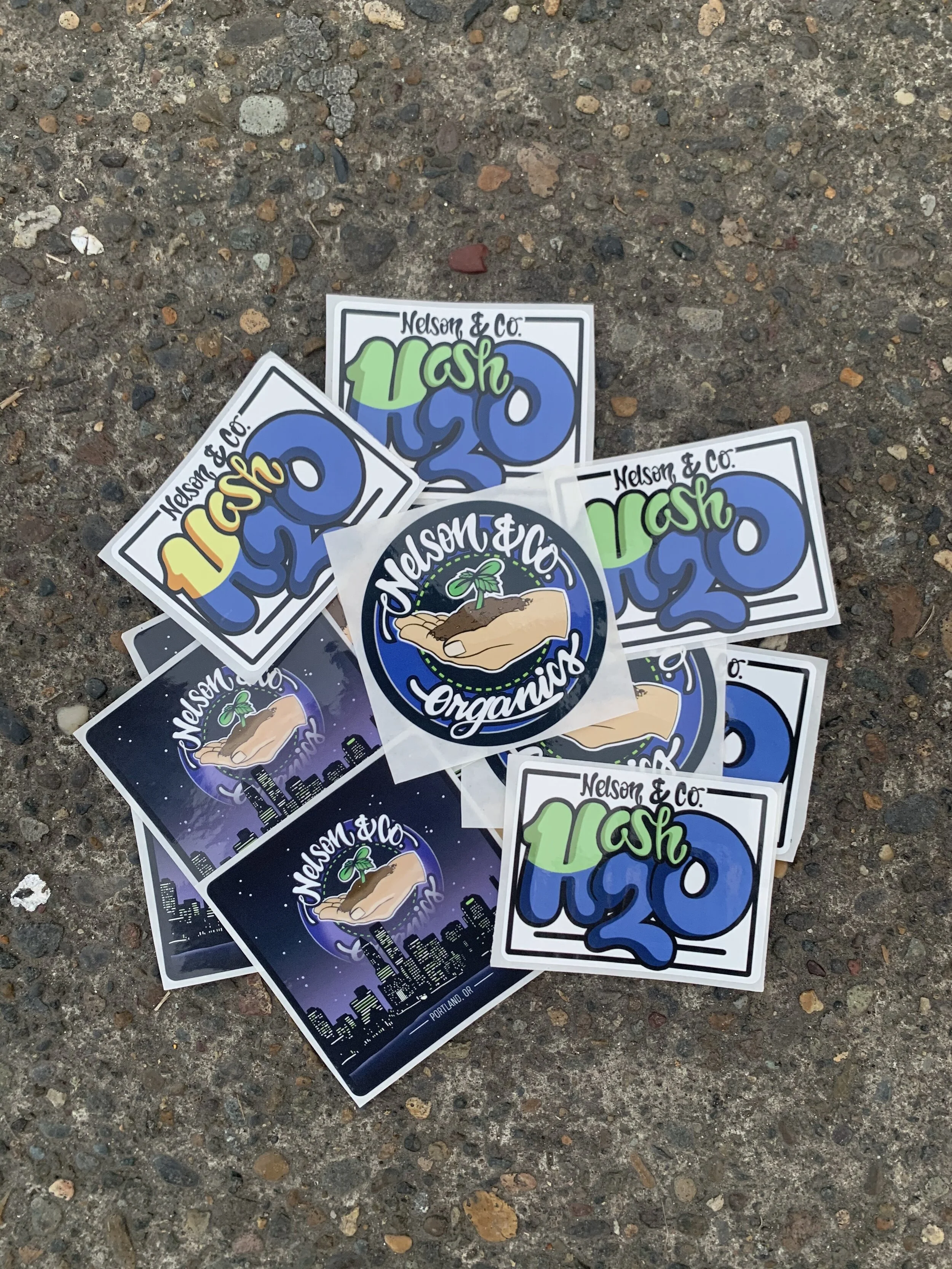 Nelson &amp; Co. Organics Sticker Pack