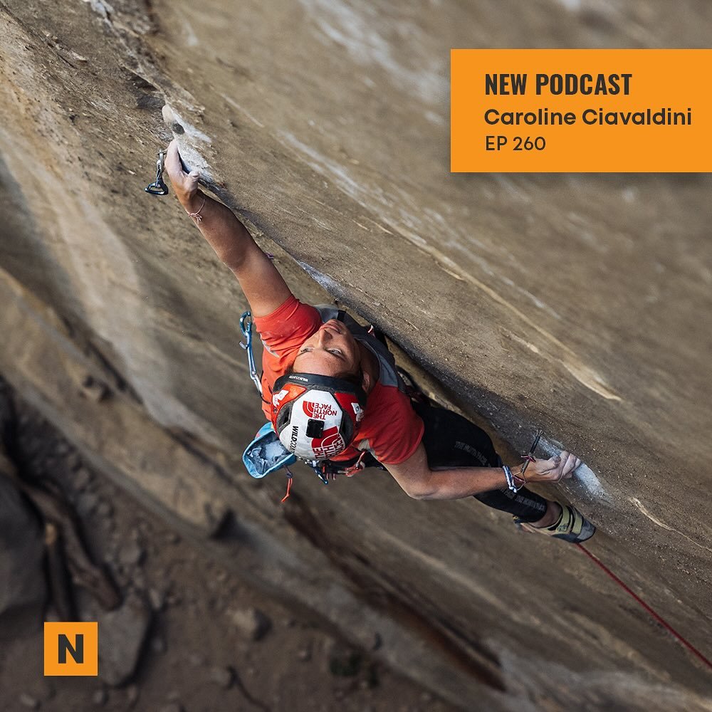 New episode with Caroline Ciavaldini! 🇫🇷⁠
⁠
Caro @onceuponaclimb is a French professional climber specializing in sport, trad, and multi-pitch climbing. ⁠
⁠
We talked about growing up in La R&eacute;union, early climbing, her mother&rsquo;s suicide