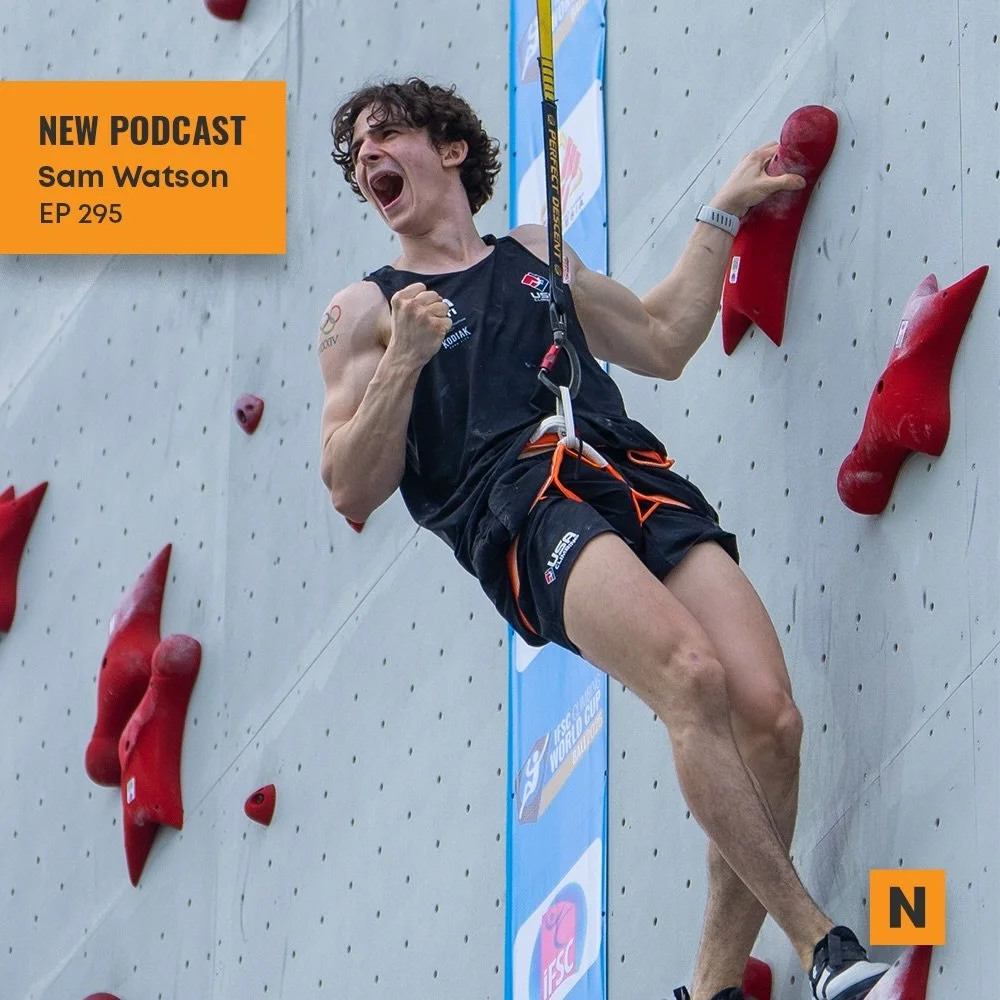 A conversation with the fastest climber in the world...⁠
⁠
Sam Watson @samuelwatson__ is the current world record holder in speed climbing (4.64 seconds) and an Olympic Bronze medalist. ⁠
⁠
We talked about breaking the world record in Paris, how he m