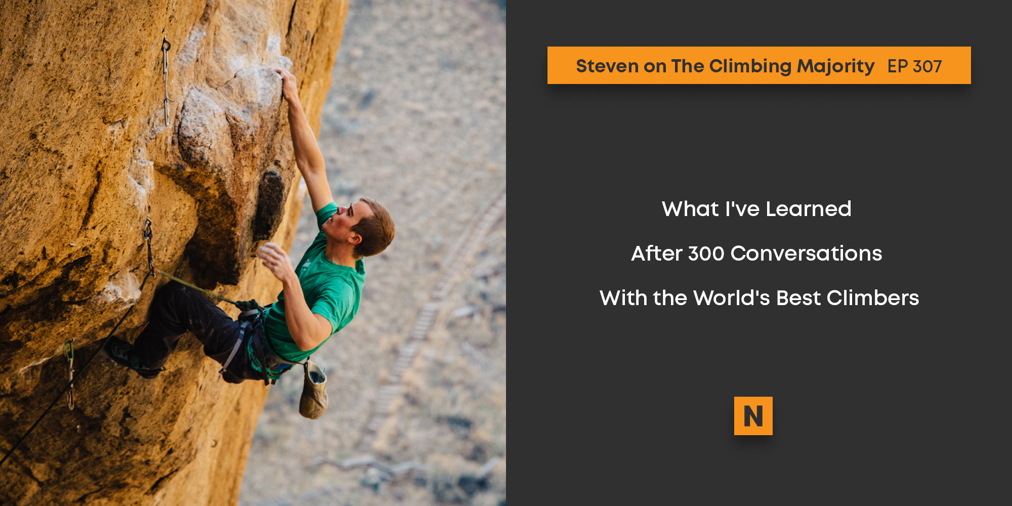 EP 307: Steven on The Climbing Majority