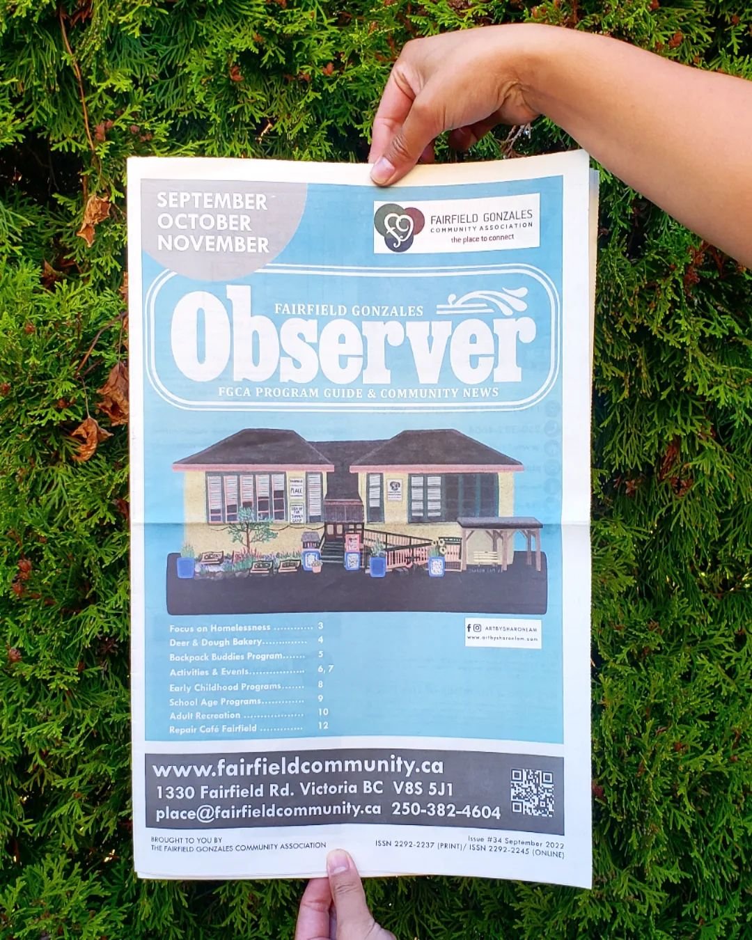 Fairfield Gonzales Observer Cover Sept 2022