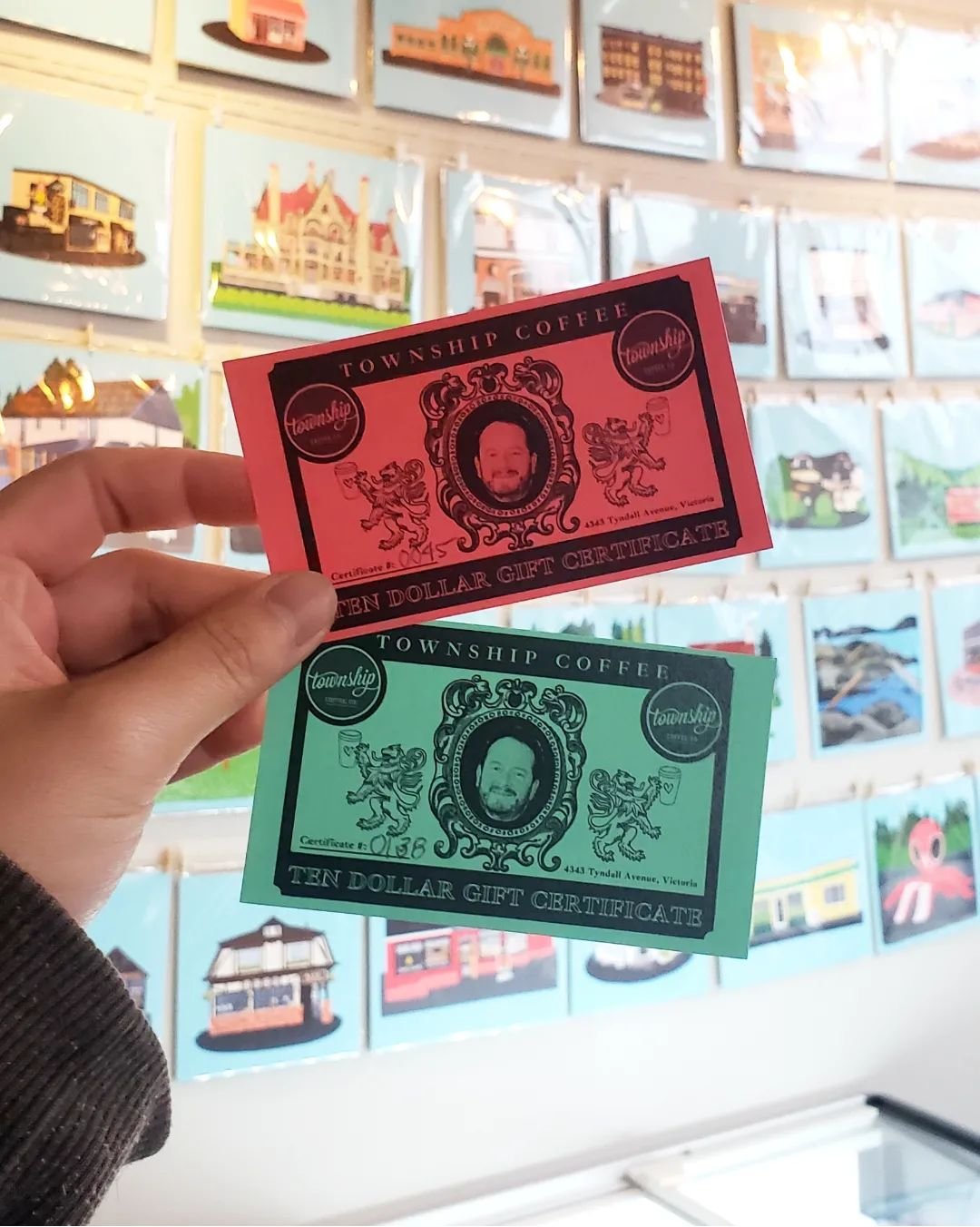 "Erik Bucks" Designed for Township Coffee