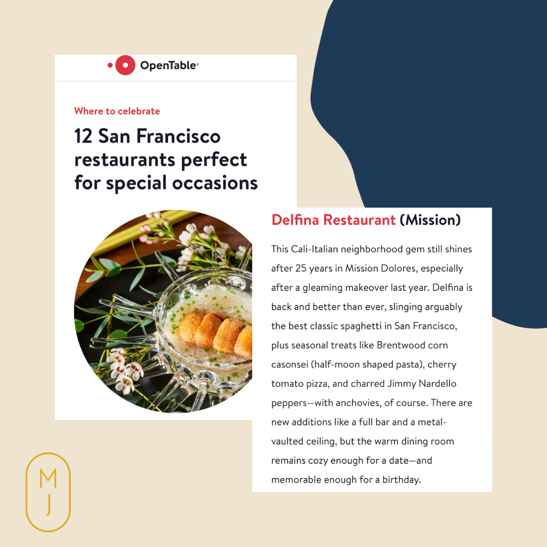 Delfina | OpenTable