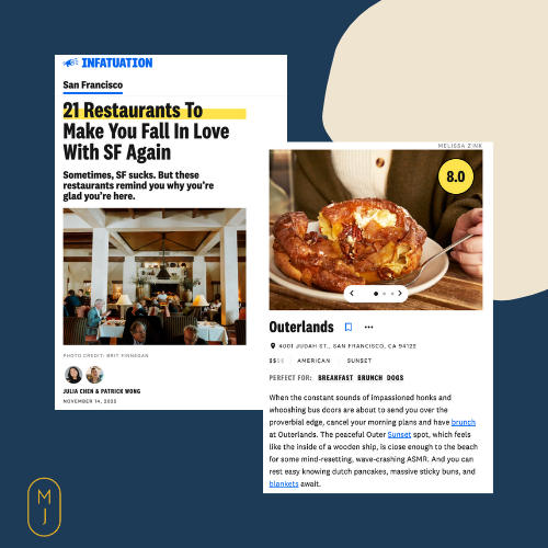 Outerlands | Infatuation SF
