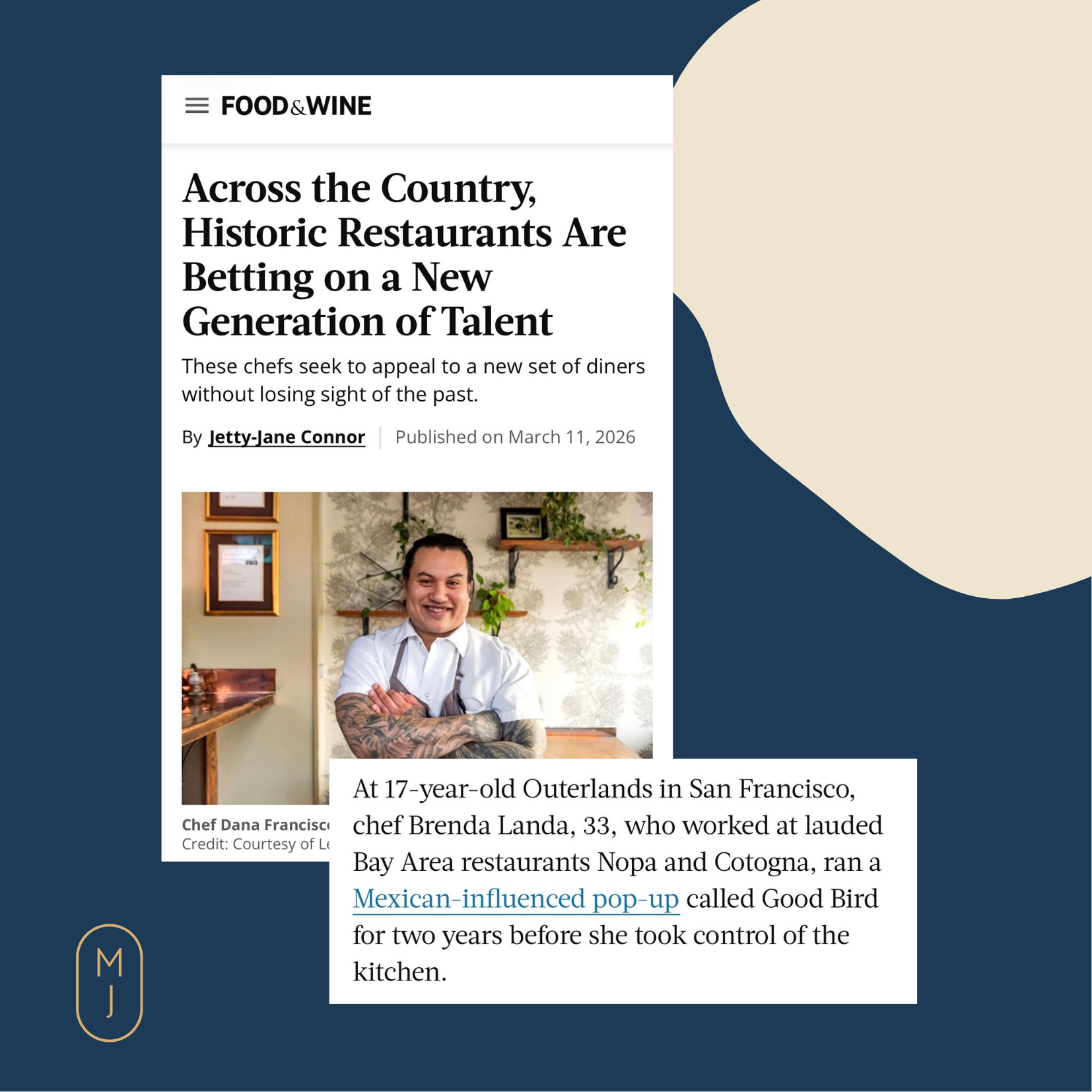 Outerlands | Food &amp; Wine