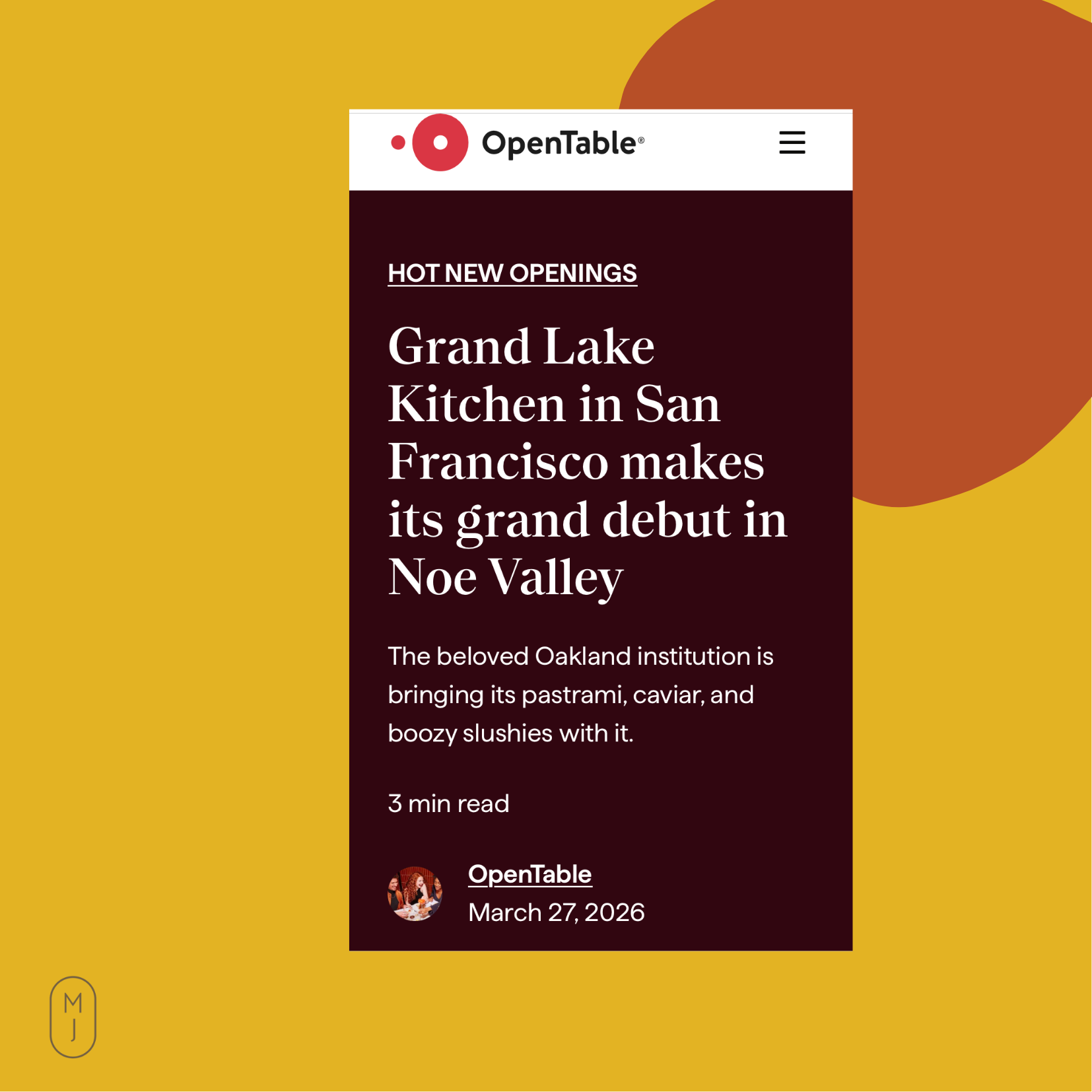 GLK | Open Table