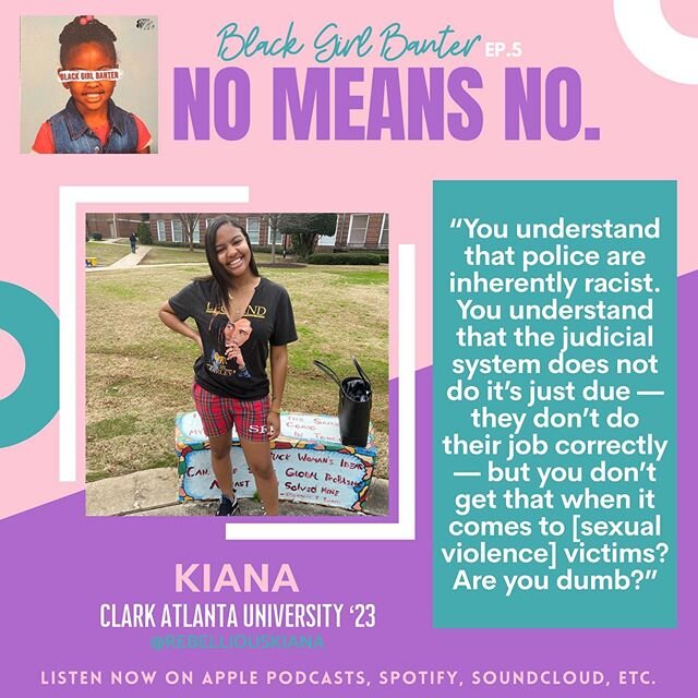 and another one. ☝🏾 episode 5 of &lsquo;black girl banter&rsquo; is up right now on ALL streaming sites (🔗LINK IN BIO🔗). sexual abusers have been exposed left &amp; right in the last few weeks on our HBCU campuses. i love to see it. hear what @_ka
