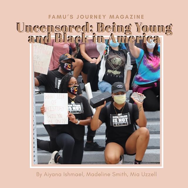 yesterday, 3 black women from FAMU&rsquo;s @journeymag published a beautiful piece that compiled the stories of black youth in america who are fighting for freedom. i had the privilege of being interviewed by the incomparable, talented force that is 