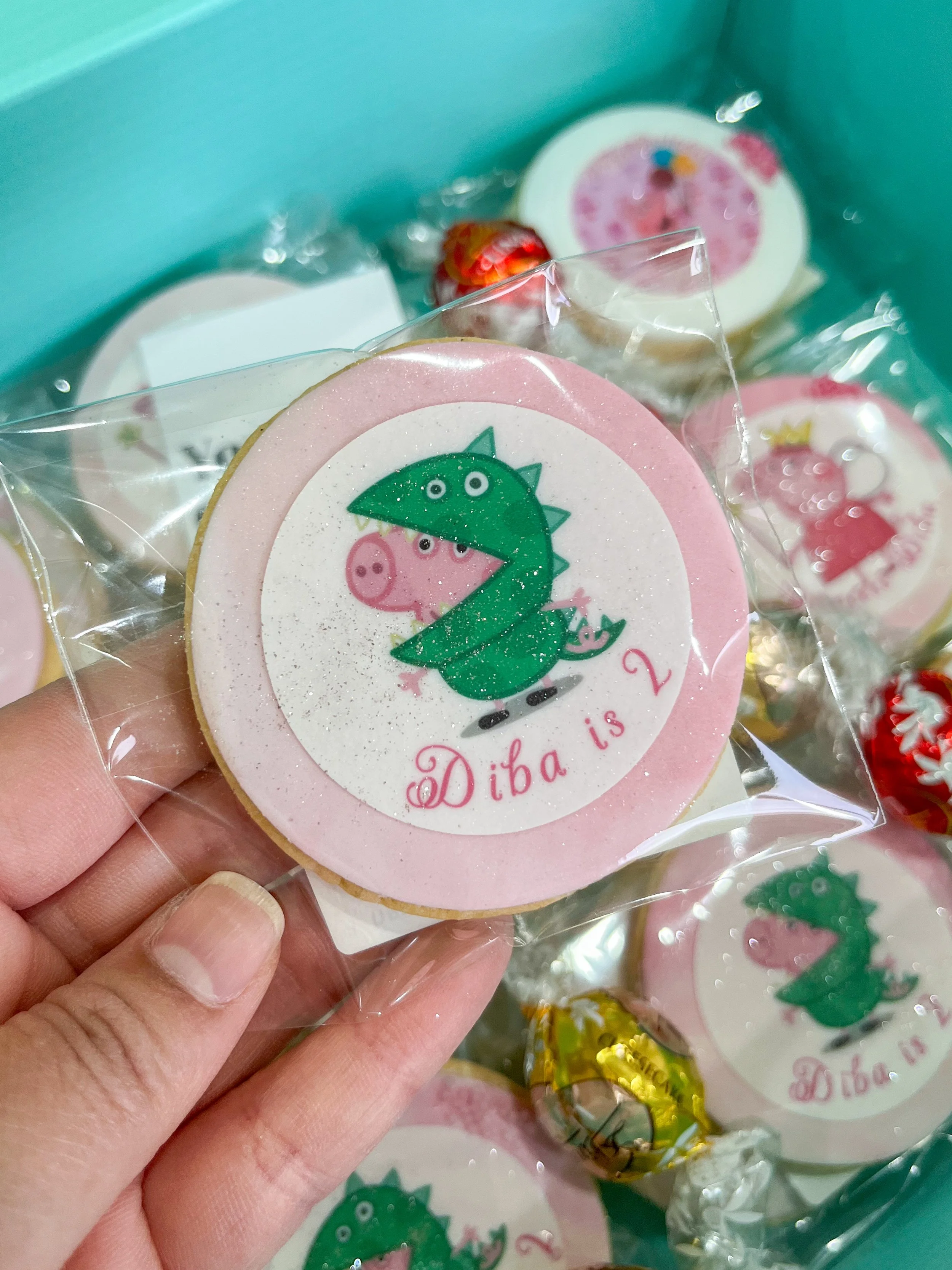 Custom edible image biscuit