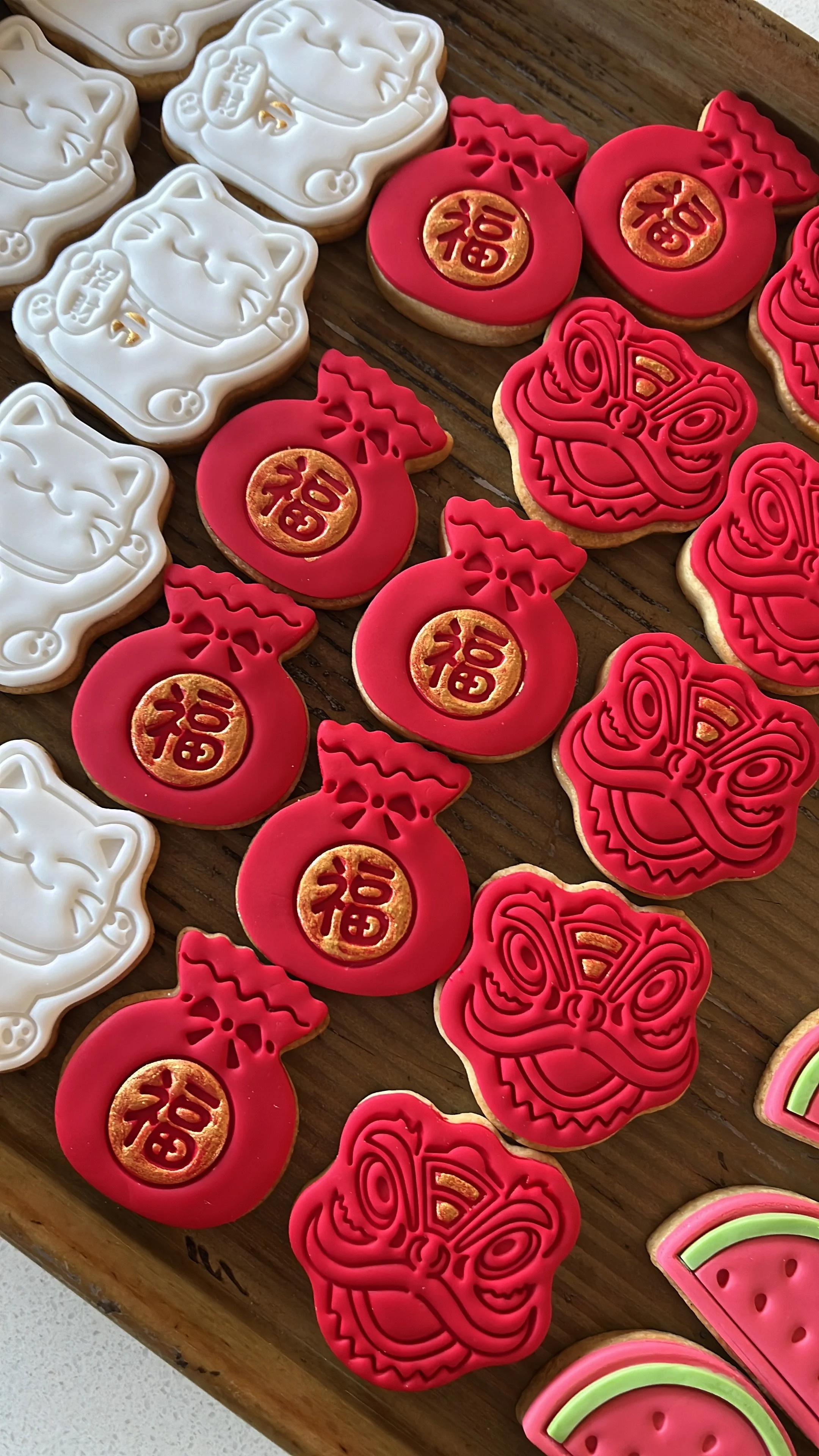 Luna New Year mini cookies (twin pack)