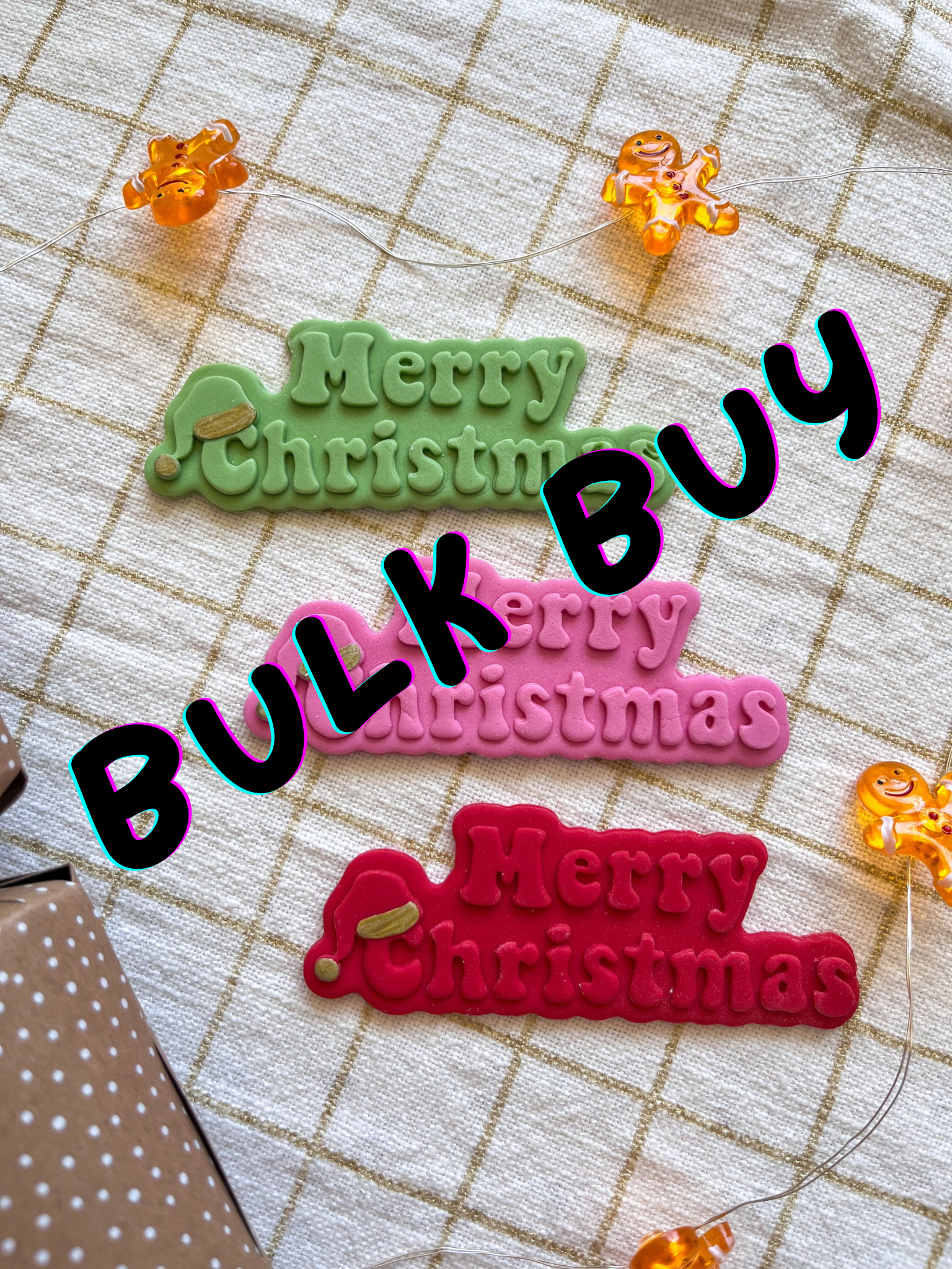 *BULK BUY* Merry Christmas vanilla cookie