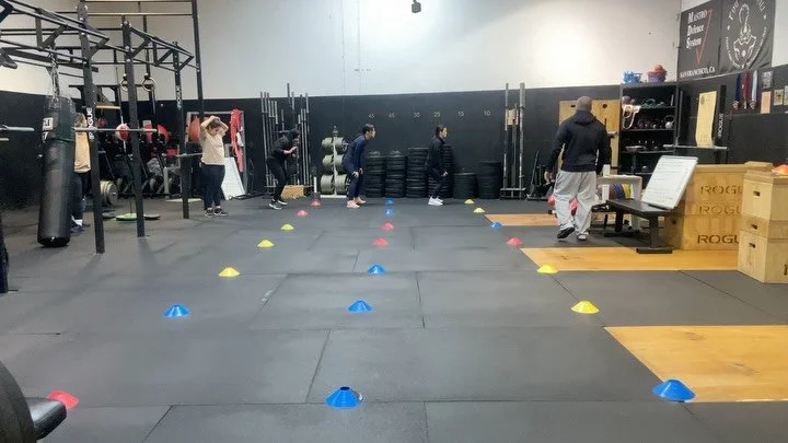 FGBB Sunday BootCamp 11/16/2025 

Speed &amp; Agility:
- Lateral side to side shuffle x5
Then 
8rnds of :20 sec work, :10sec rest of Vault over bench

Strength: Deadlift 3-5 sets of 5

Conditioning: 
Box pull backwards then box push forward + 8 Burpe