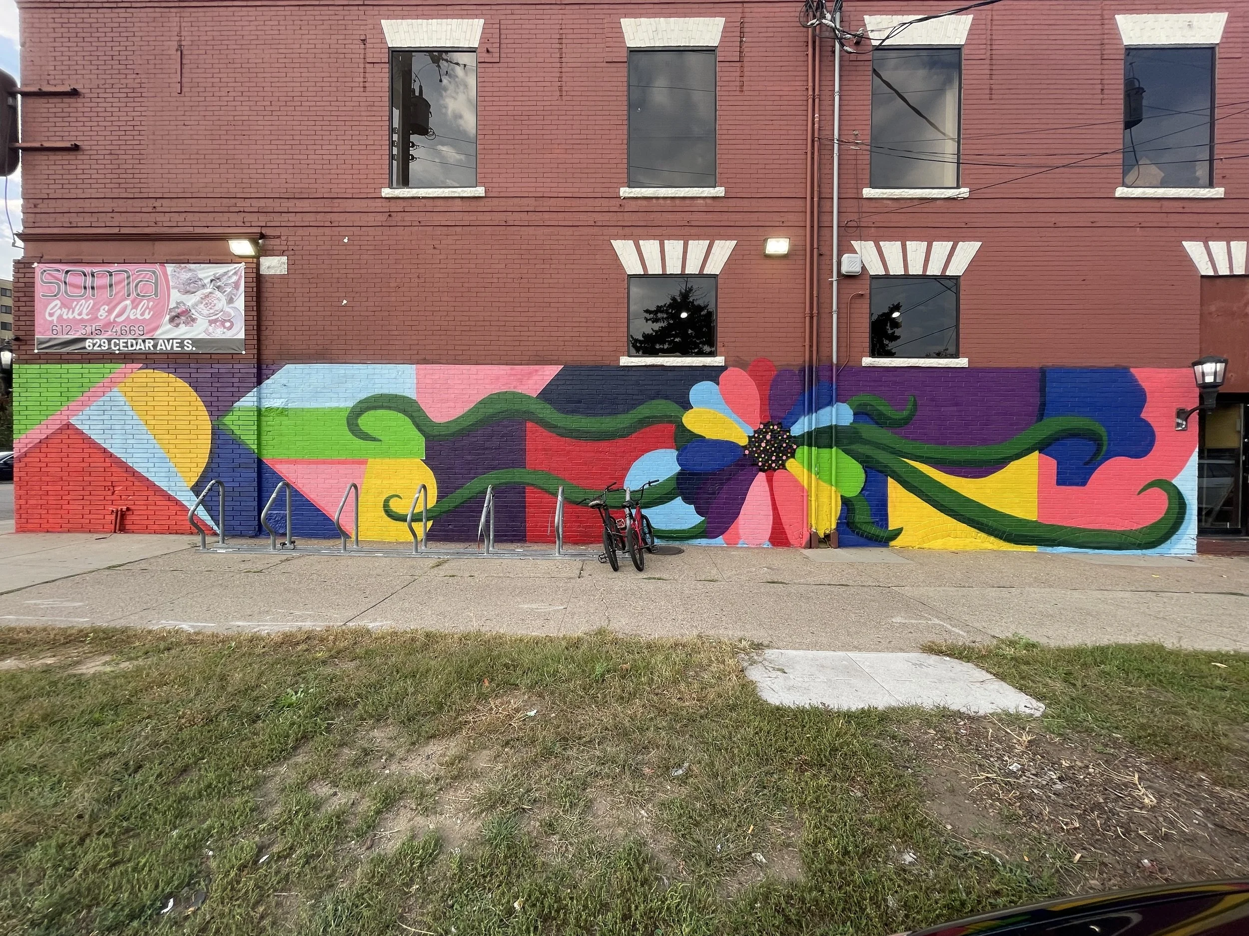 Mural on Soma Grill and Deli