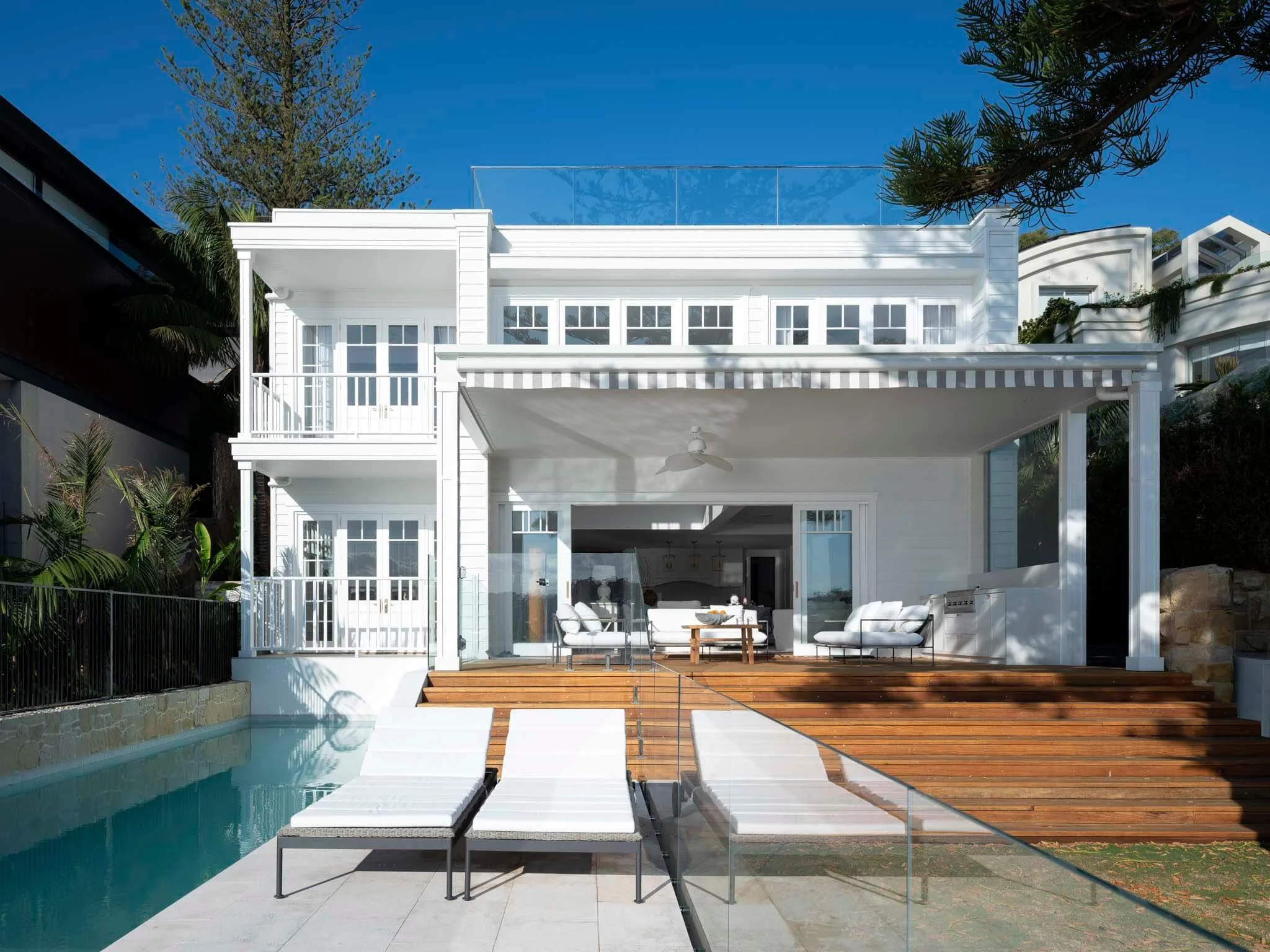 studio aem lantern house hamptons interior design exterior pool deck