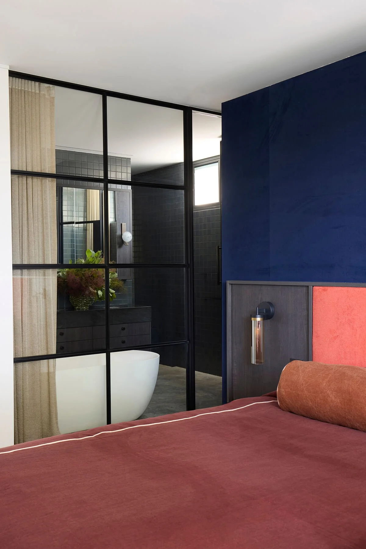 Studio AEM Magnolia Waterfront Cottage Interior Design Glass Wall