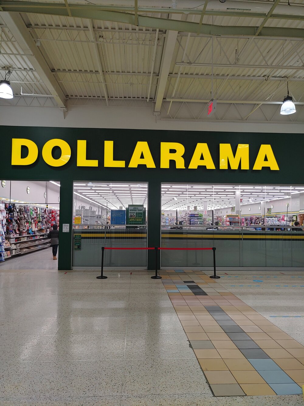 Dollarama in the Jane Finch mall, where many local families get their school supplies. (Photo credit: Janelle Brady)