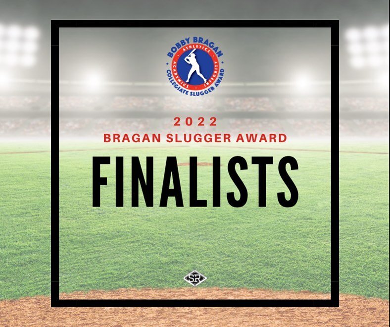 2022 FINALISTS ANNOUNCED

&quot;This is arguably the strongest group of finalists we have ever had for the Bobby Bragan Collegiate Slugger Award, presented by SR Bats&quot; said Tracy Taylor, Executive Director of the Bobby Bragan Youth Foundation an