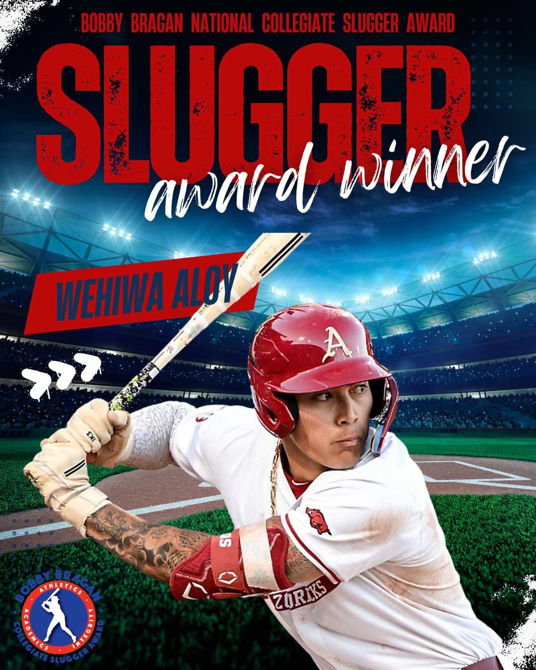 Wehiwa Aloy 2025 Slugger Award Winner