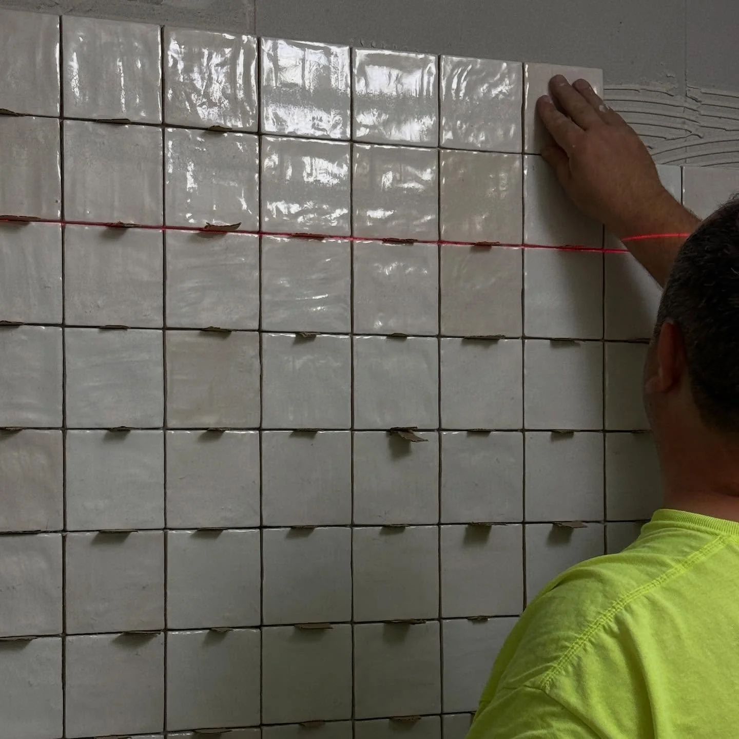 When a project starts to come to life! Our Upper East side project in the final stages.
