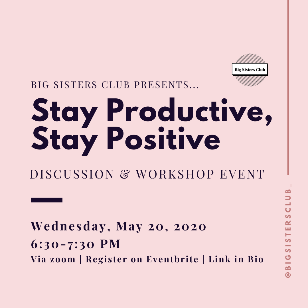 Workshop Event: How to Stay Productive and Positive