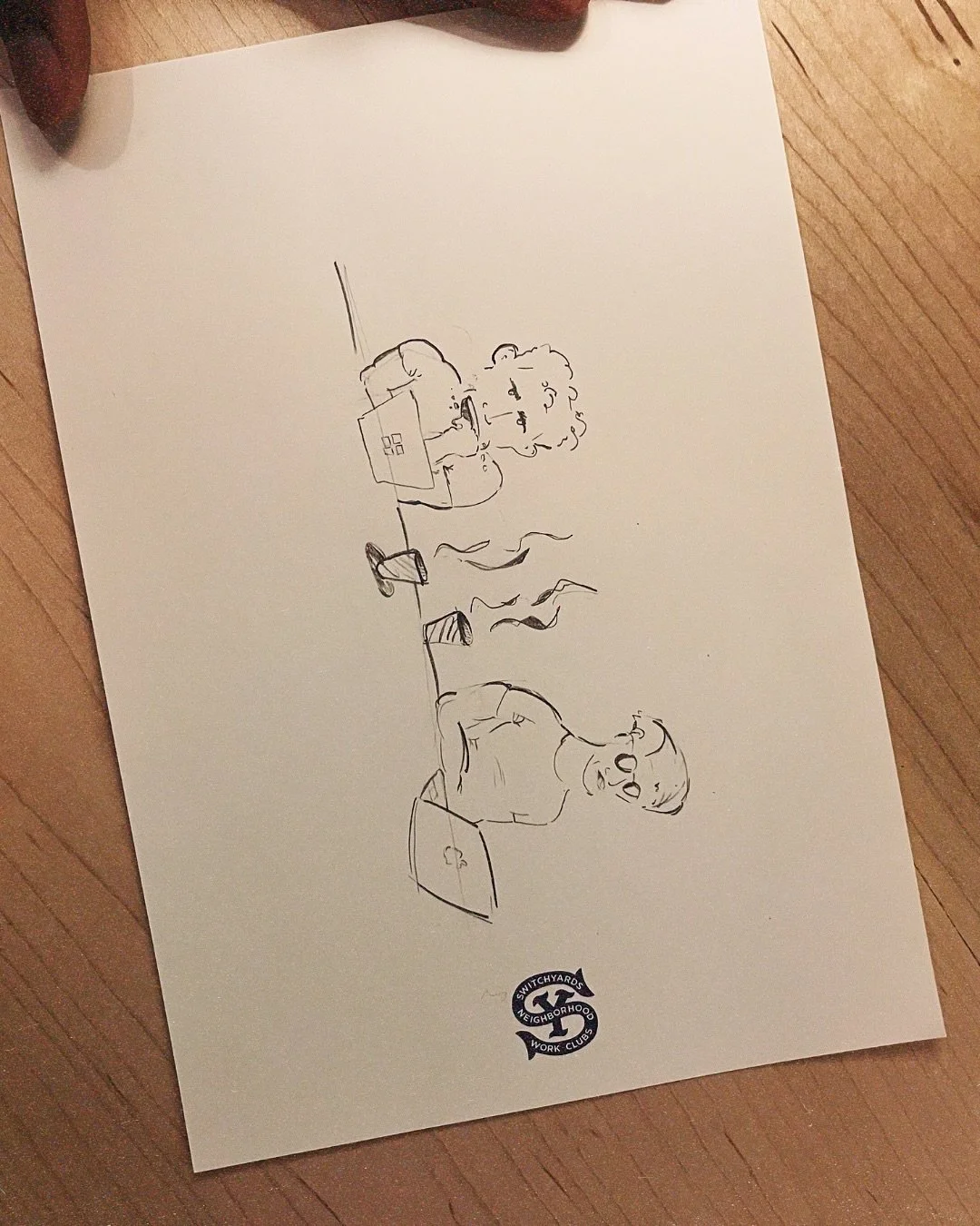 Found in the club. 📝

🖼️ In the drawing: @randallporter + @zachery_lee
🖌️ Drawn by: @_alfredojose 
📍 Switchyards Birmingham, AL