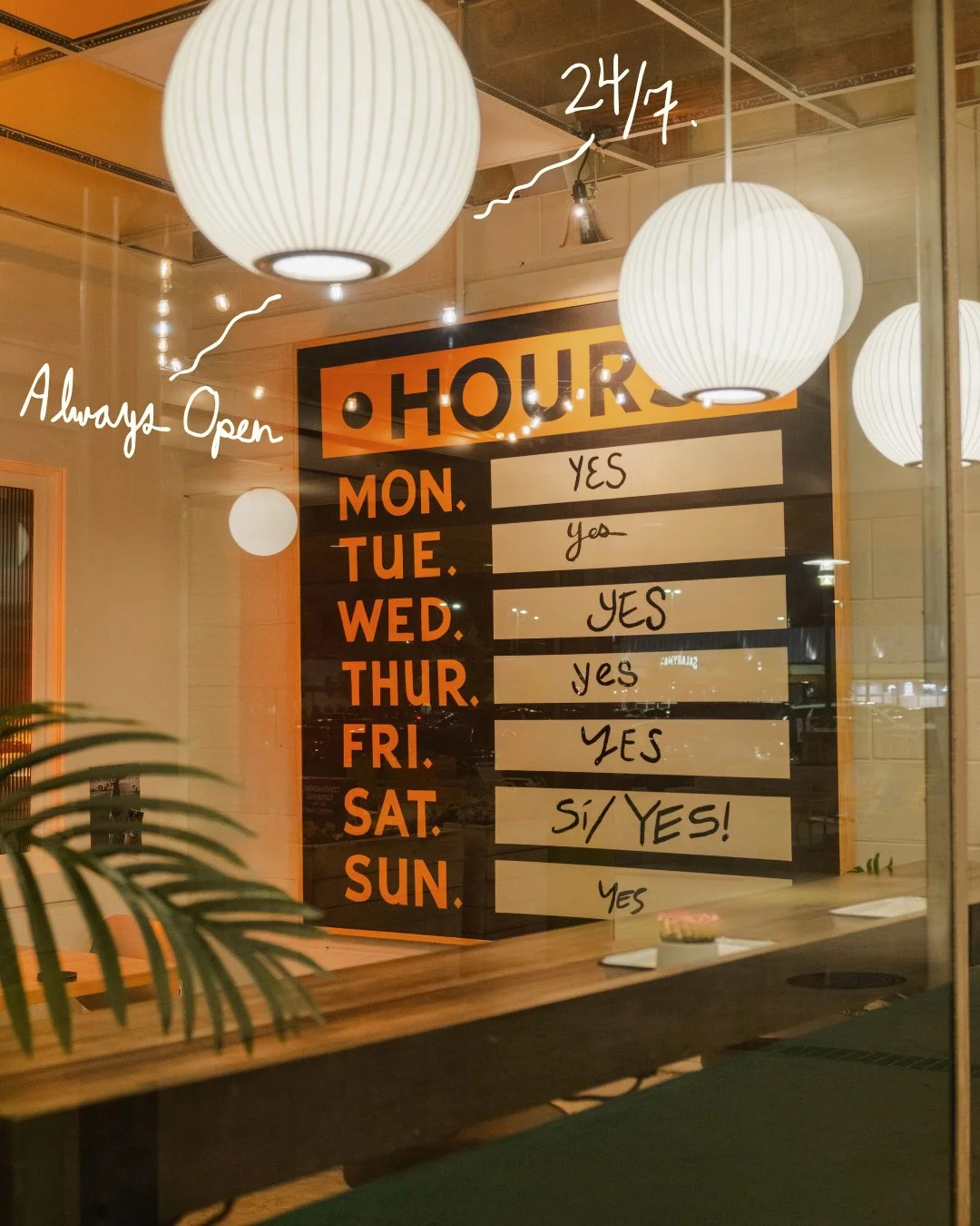 Toco Hills' 24/7 neighborhood work club. Tucked right back in the middle of it all. For the night owls. 🦉