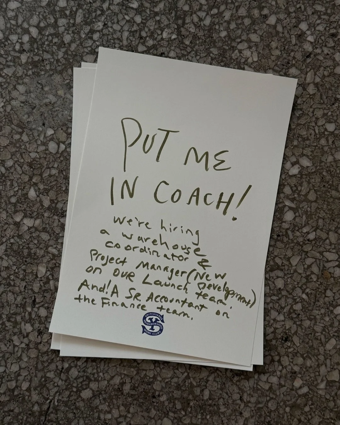 We&rsquo;re hiring on the Launch and Finance teams!

🪑 Warehouse Coordinator
🛠️ Project Manager, New Development
🔢 Sr. Accountant

Is this you? Let&rsquo;s talk. Someone you know? Send them our way.

🔗 Head to the link in our bio to apply.