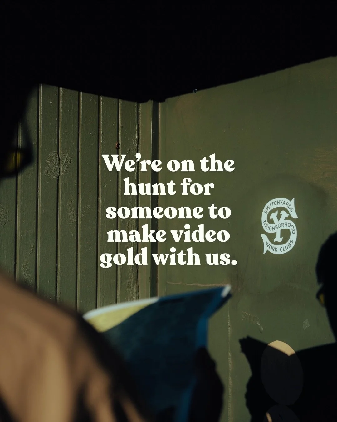 Send a quick note and a short video sample to us at video@switchyards.com. 🎥

Subject: &ldquo;Video Gold&rdquo;

📍 We are looking for someone ATL-based but is down to travel as we open in new cities. We&rsquo;re in 15 and counting.
