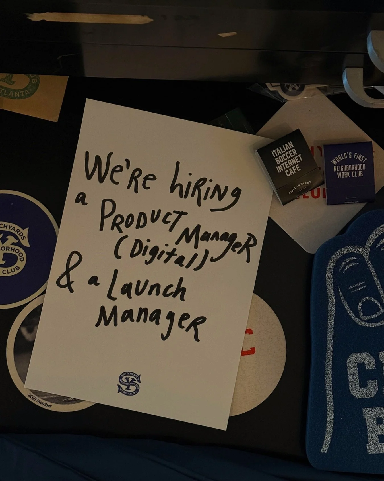 Put me in, coach! We&rsquo;re hiring for two very exciting roles. Read on.

📠 Product Manager (Digital) - Full-time, based in ATL. This person will own the digital product experience end-to-end......from shaping the roadmap to personally driving exe