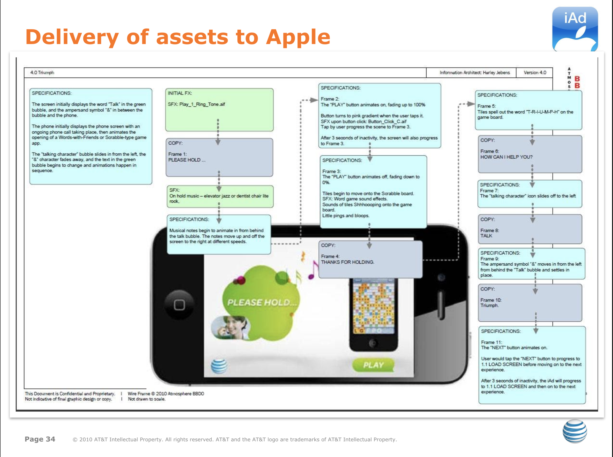 Packaging up of copy, animation notes, assets and annotations to hand off to the team at Apple, who built out the experience.