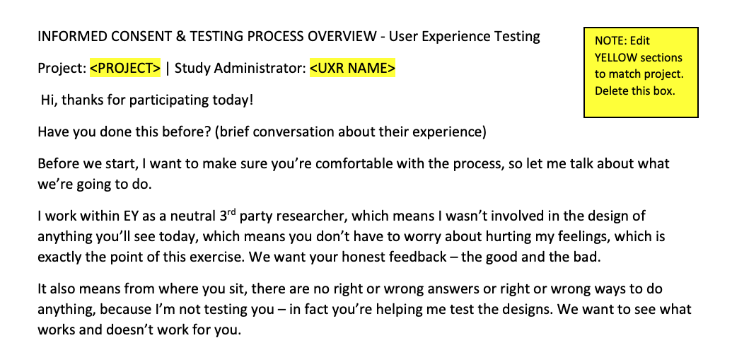 Informed consent template (Word document).