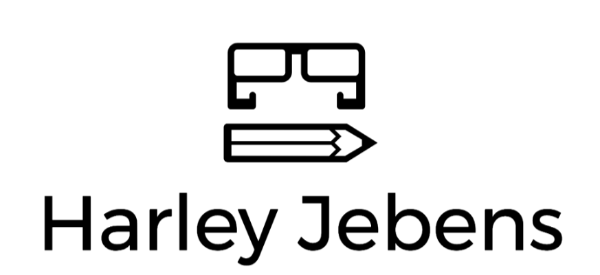 Logo for Harley Jebens, user researcher.