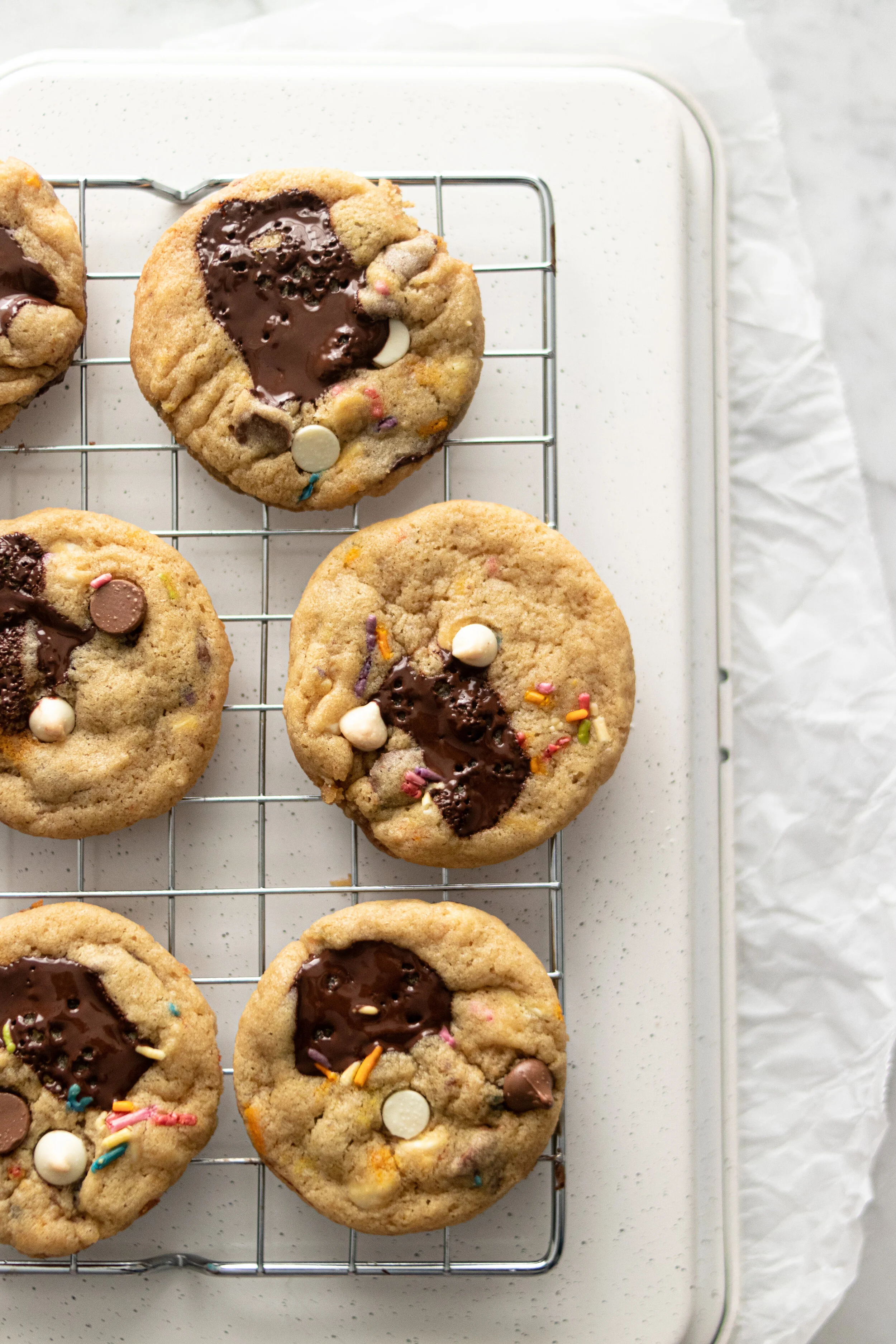 FUNFETTI CHOCOLATE CHIP COOKIES
